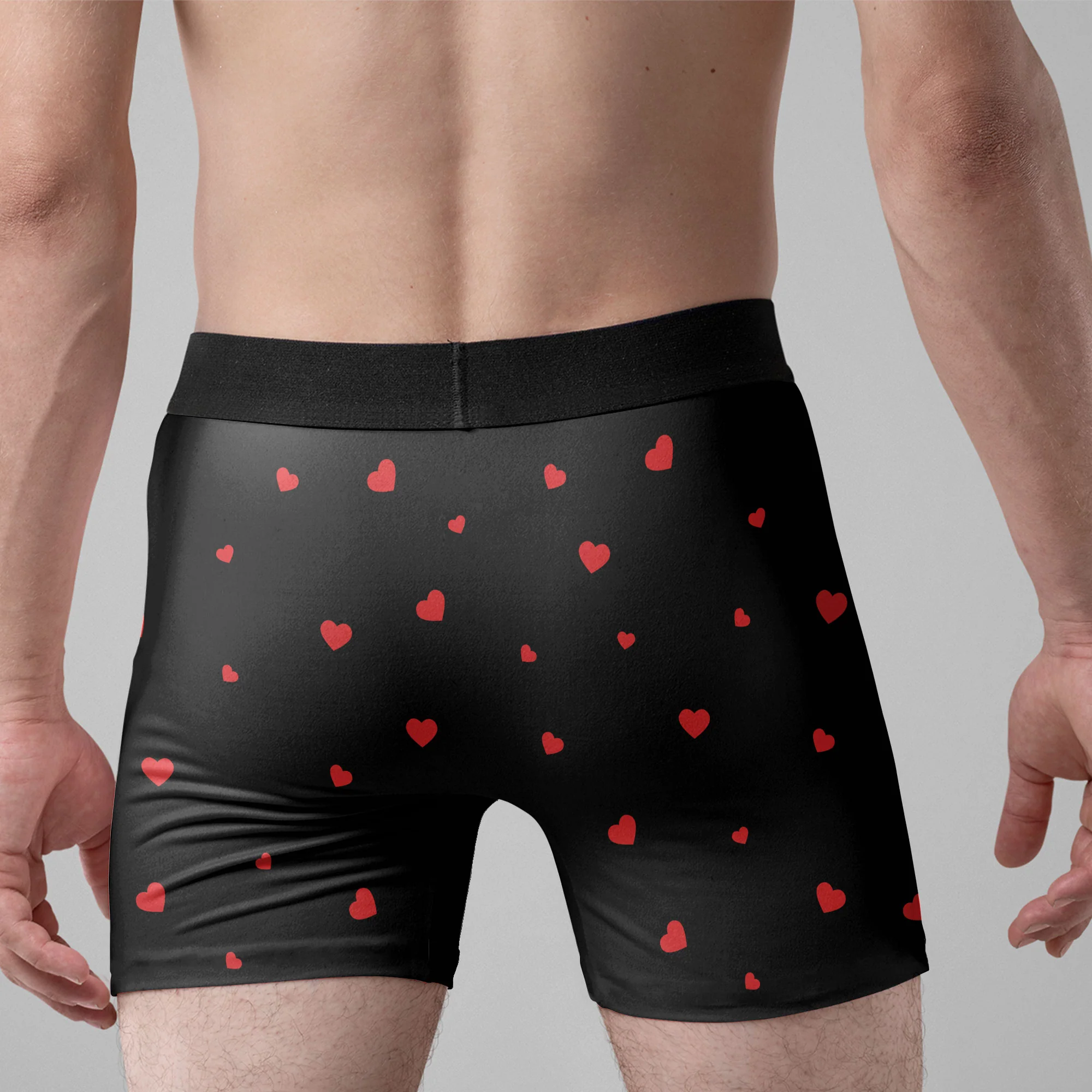 F Valentine's Day I Love You Every Day - Gifts For Him - Personalized Men's Boxer Briefs - Image 3