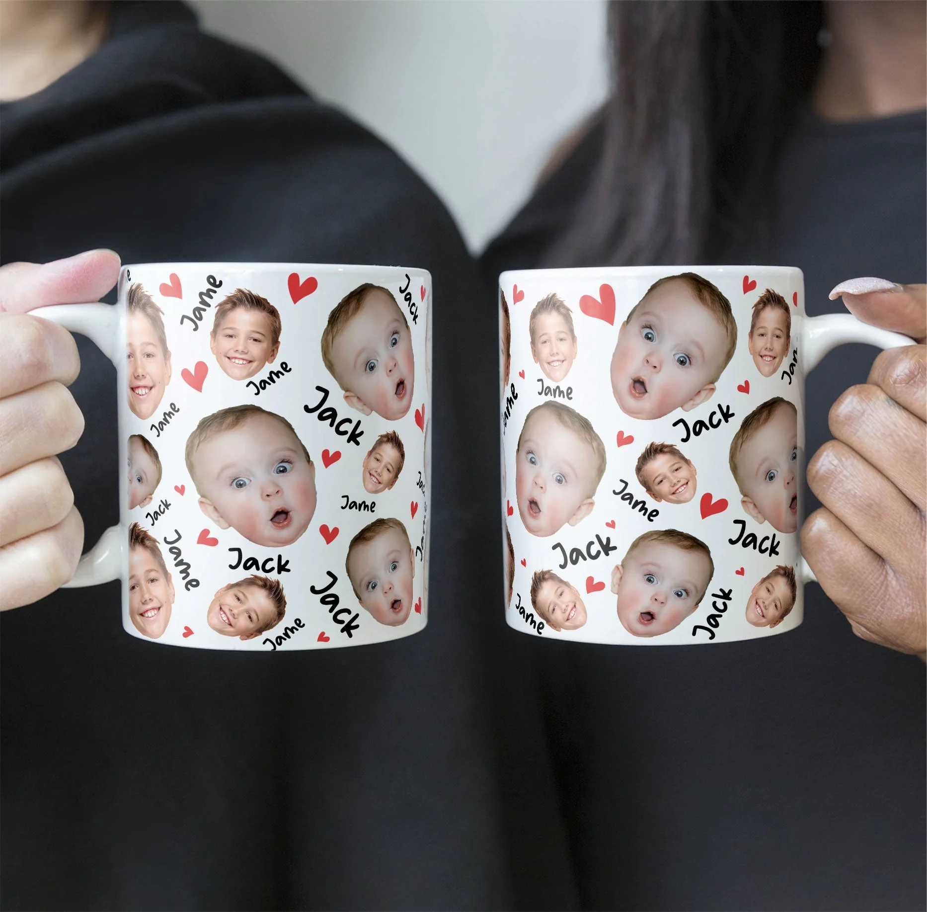 Face And Name - Personalized Photo Mug - Image 2
