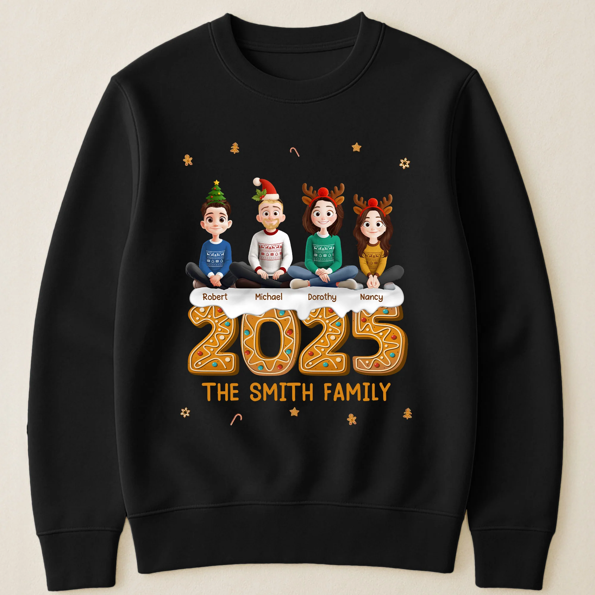 Family 2025 - Gingerbread Version - Personalized Shirt - Image 3