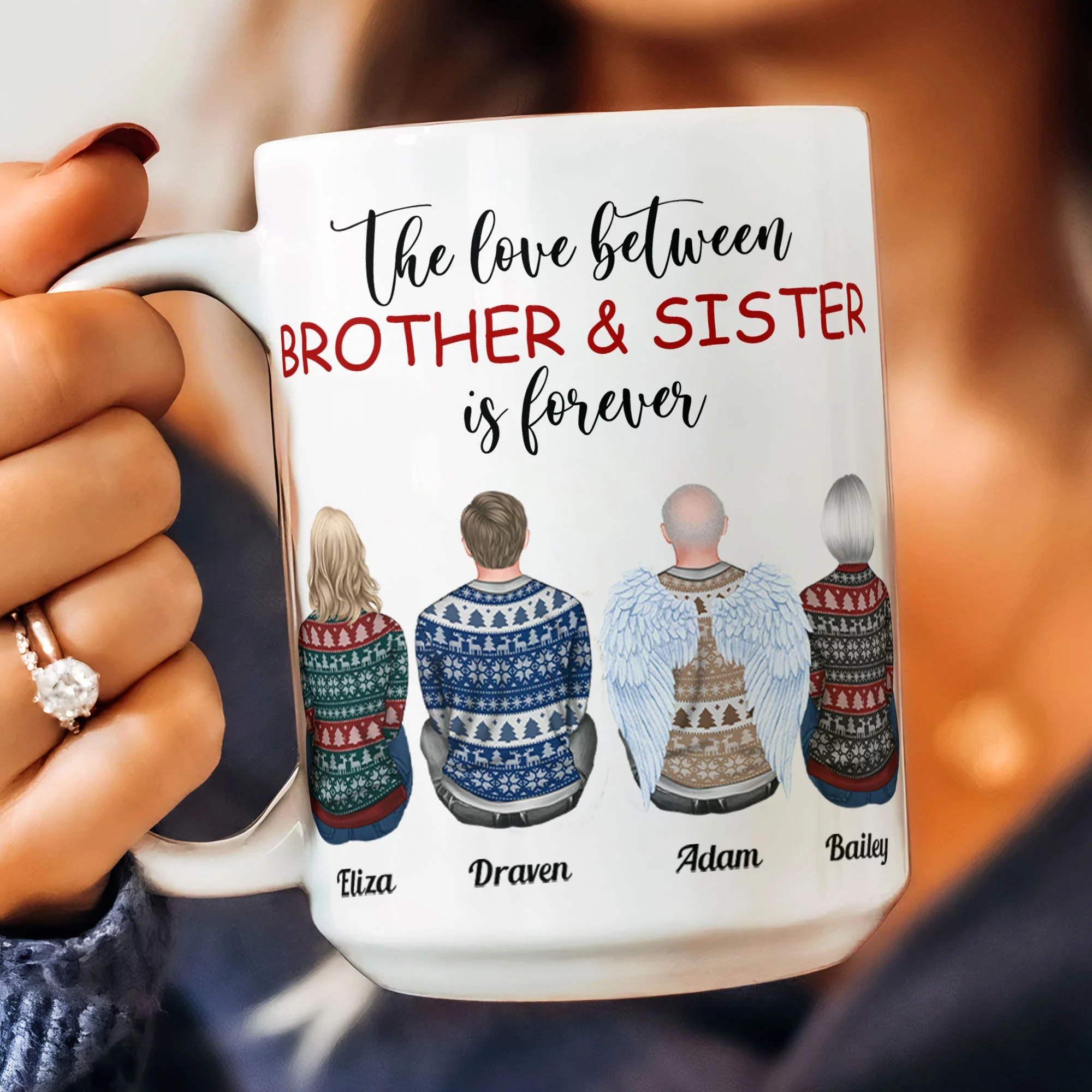 Family Forever - Limited Version - Personalized Mug - Image 4