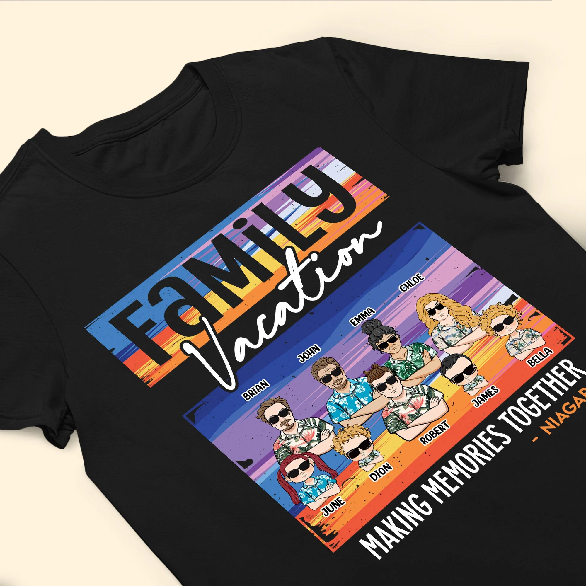 Family Making Memories Together - Personalized Shirt - Image 6
