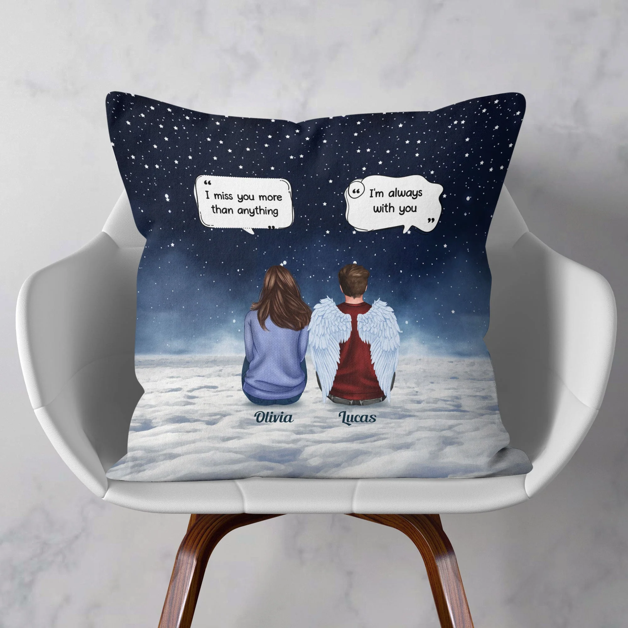 Family Memorial - Personalized Pillow (Insert Included) - Image 2