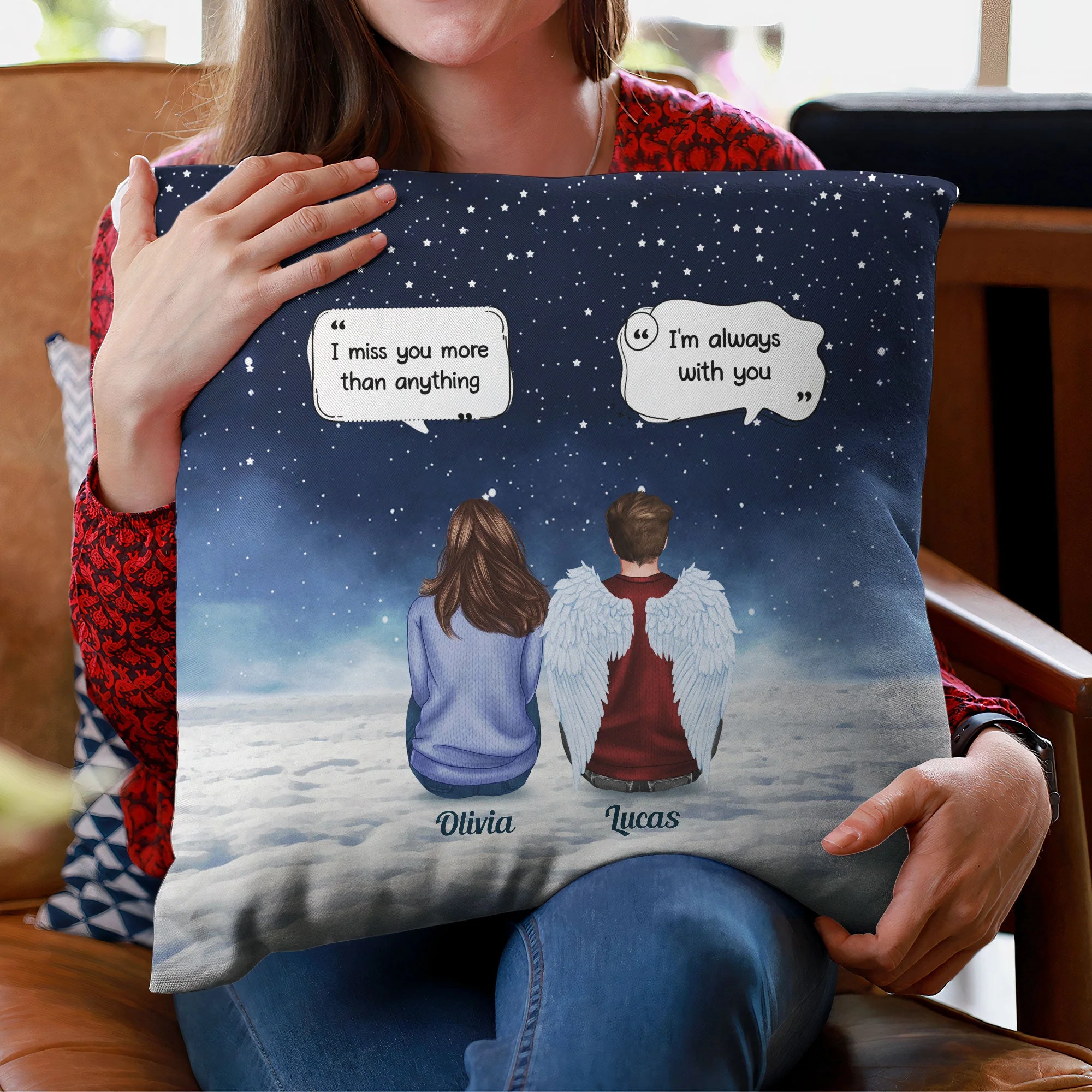 Family Memorial - Personalized Pillow (Insert Included) - Image 3