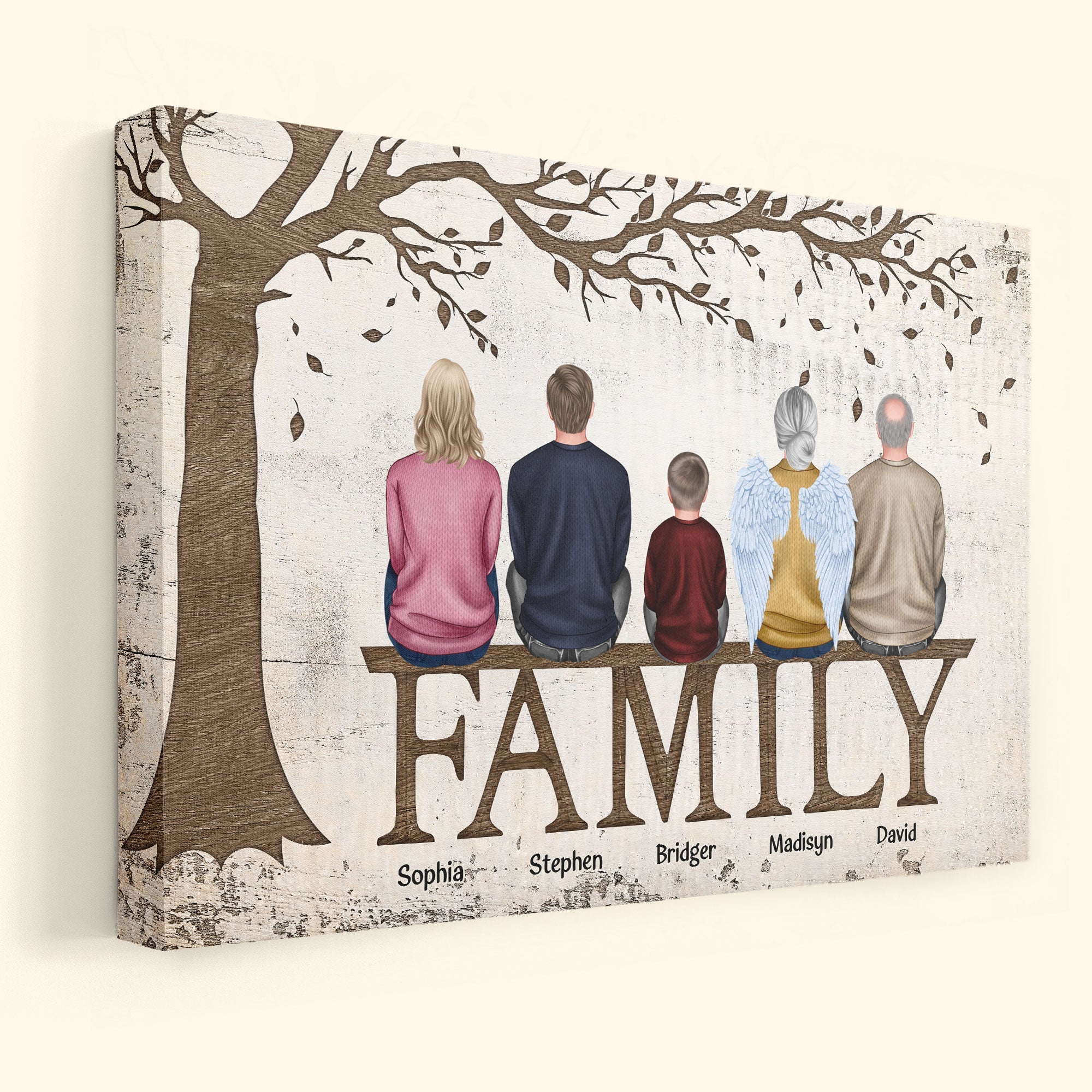 Family - New Version - Personalized Poster/Wrapped Canvas - Image 5