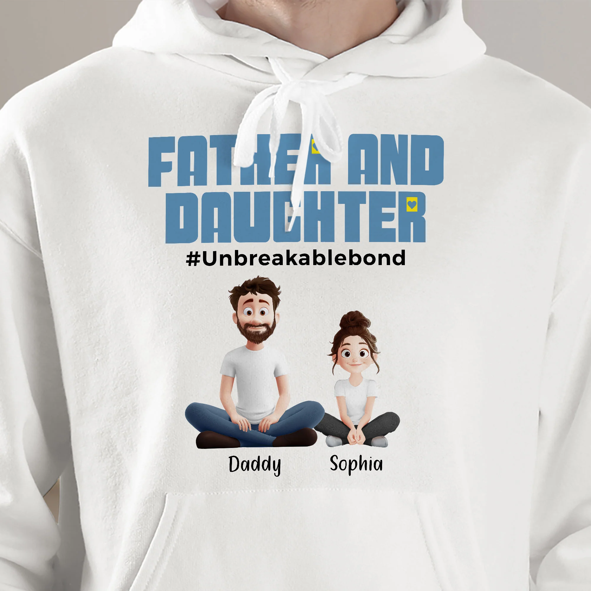 Father And Daughter #Unbreakablebond New Version - Personalized Shirt - Image 5