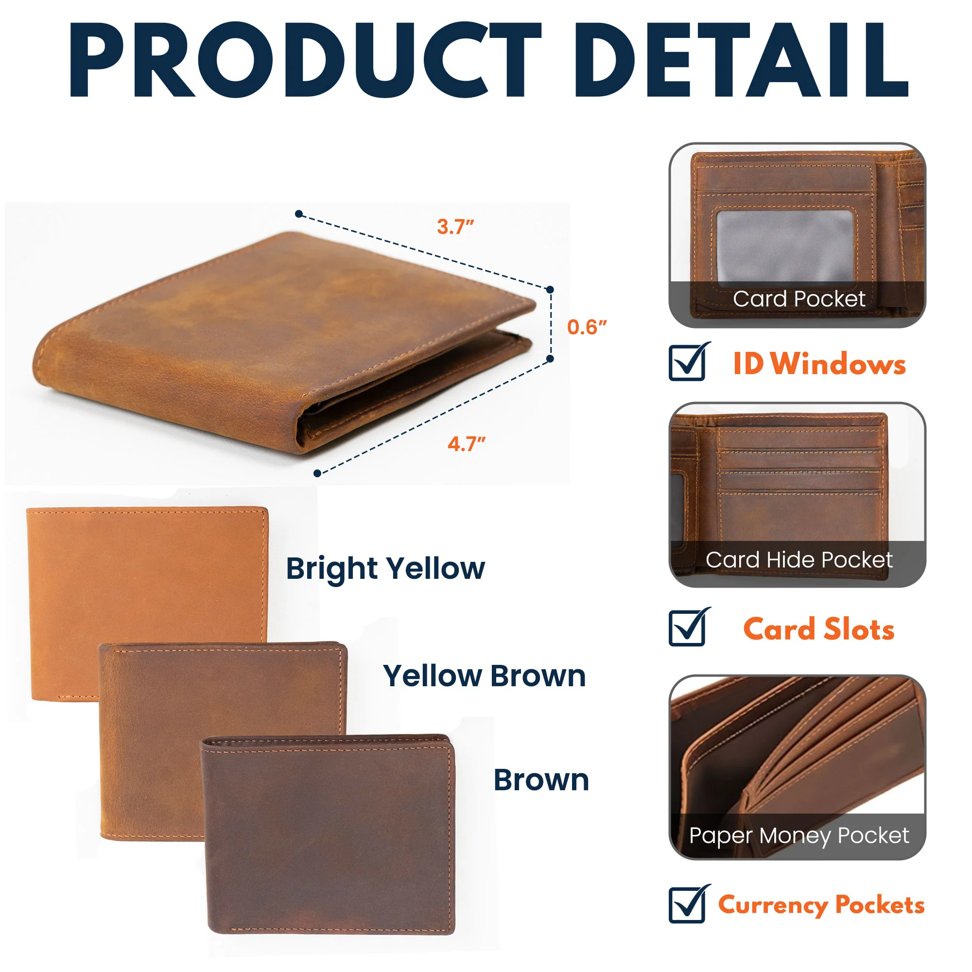 Father & Daughter #Unbreakablebond - Personalized Leather Wallet - Image 4