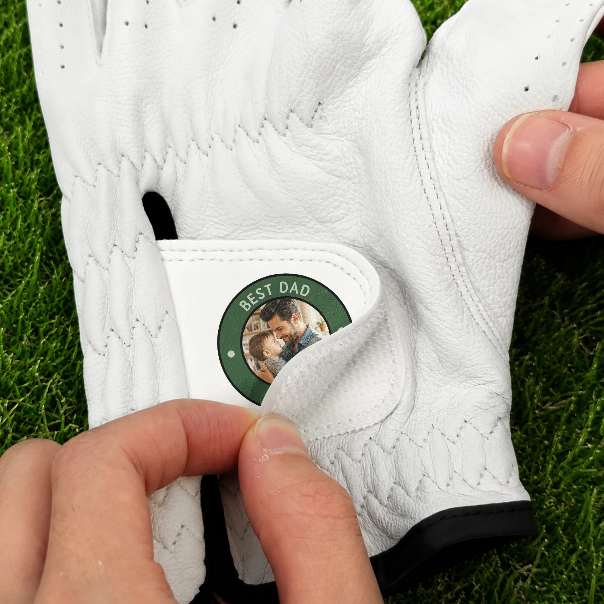 Father's Day Gift, I Love You To The Rough And Back - Personalized Golf Glove - Image 4