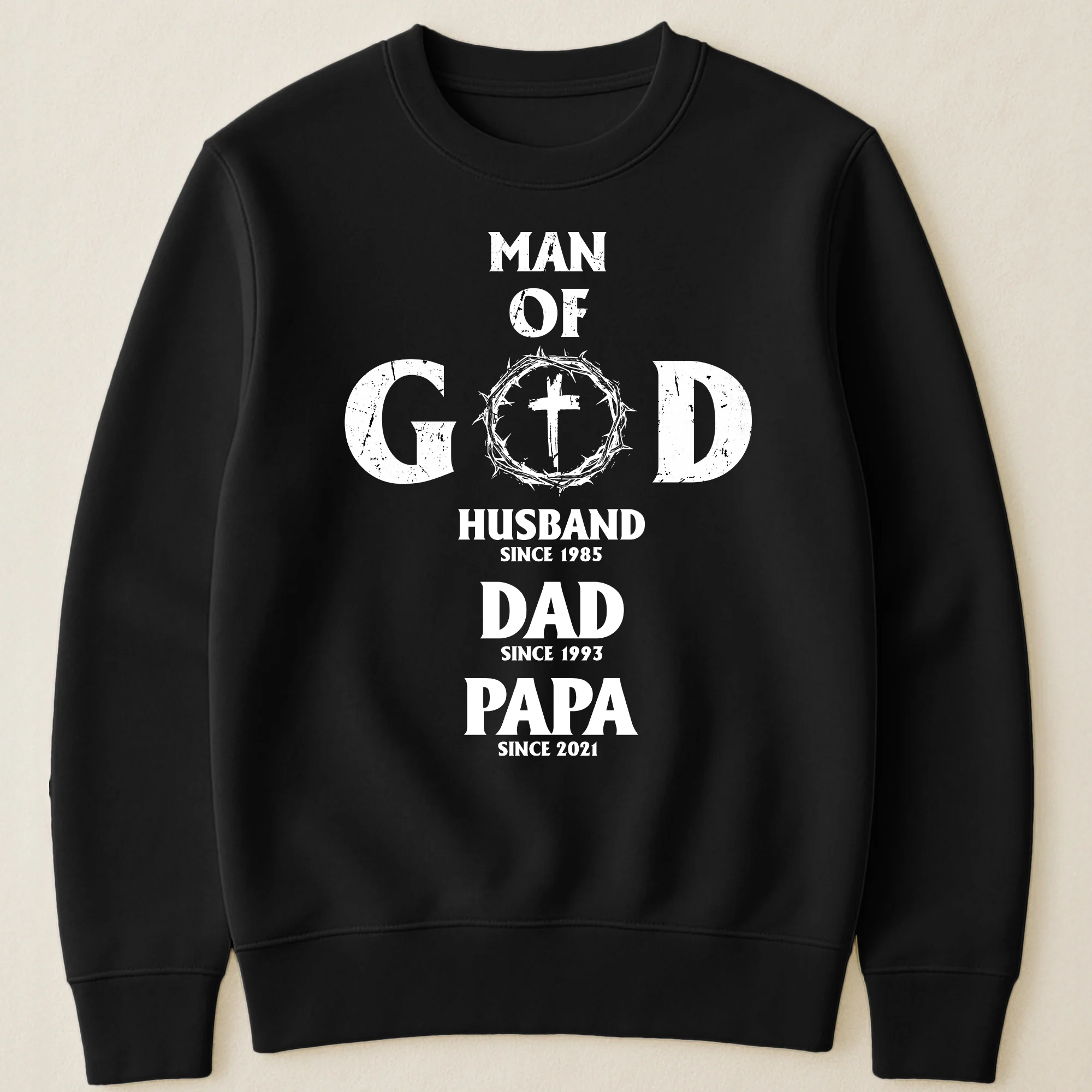 Father's Day Gift, Man Of God - Personalized Shirt - Image 3