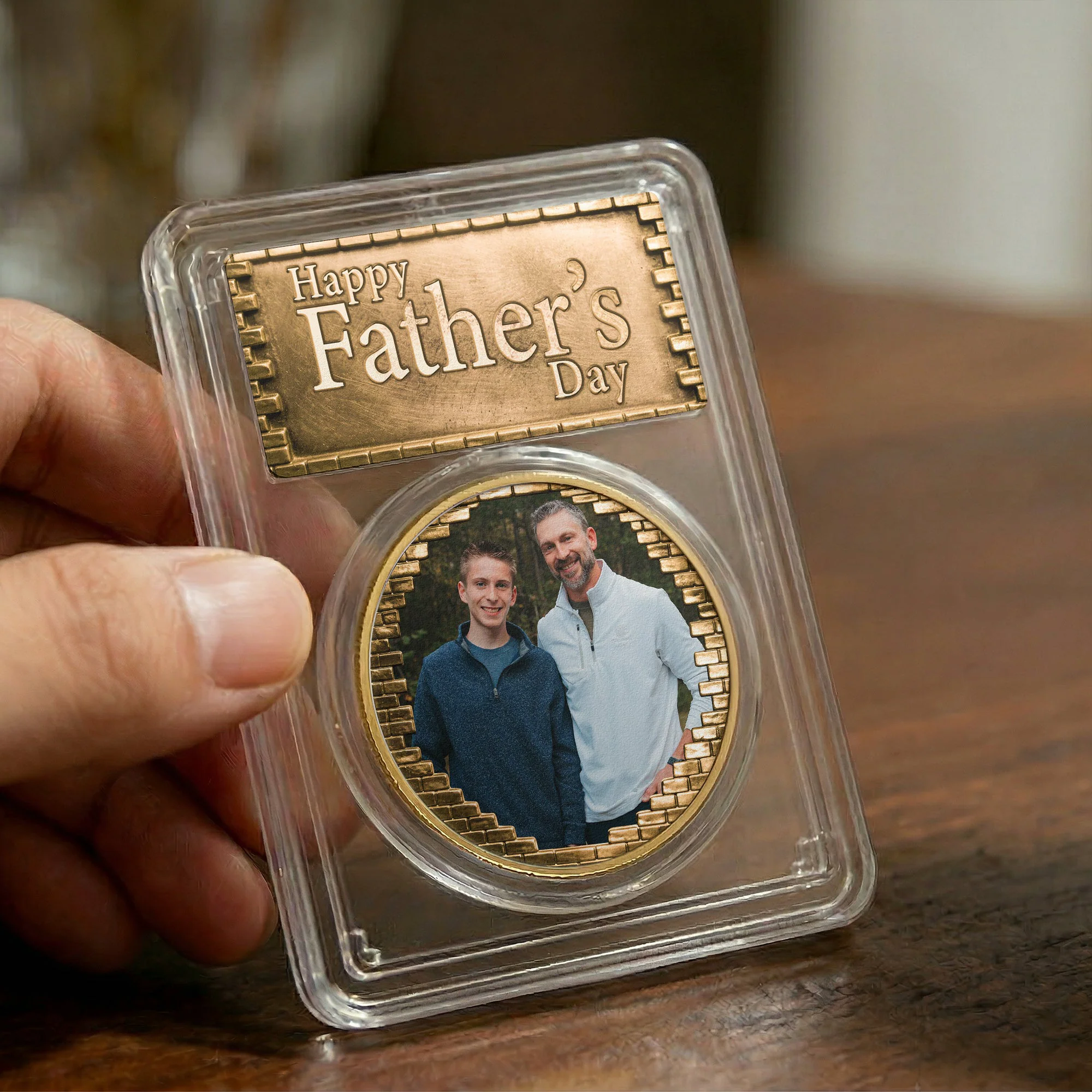 Father's Day Gift, To 'Coin' A Phrase...You Are Simply The Best - Personalized Coin - Image 6