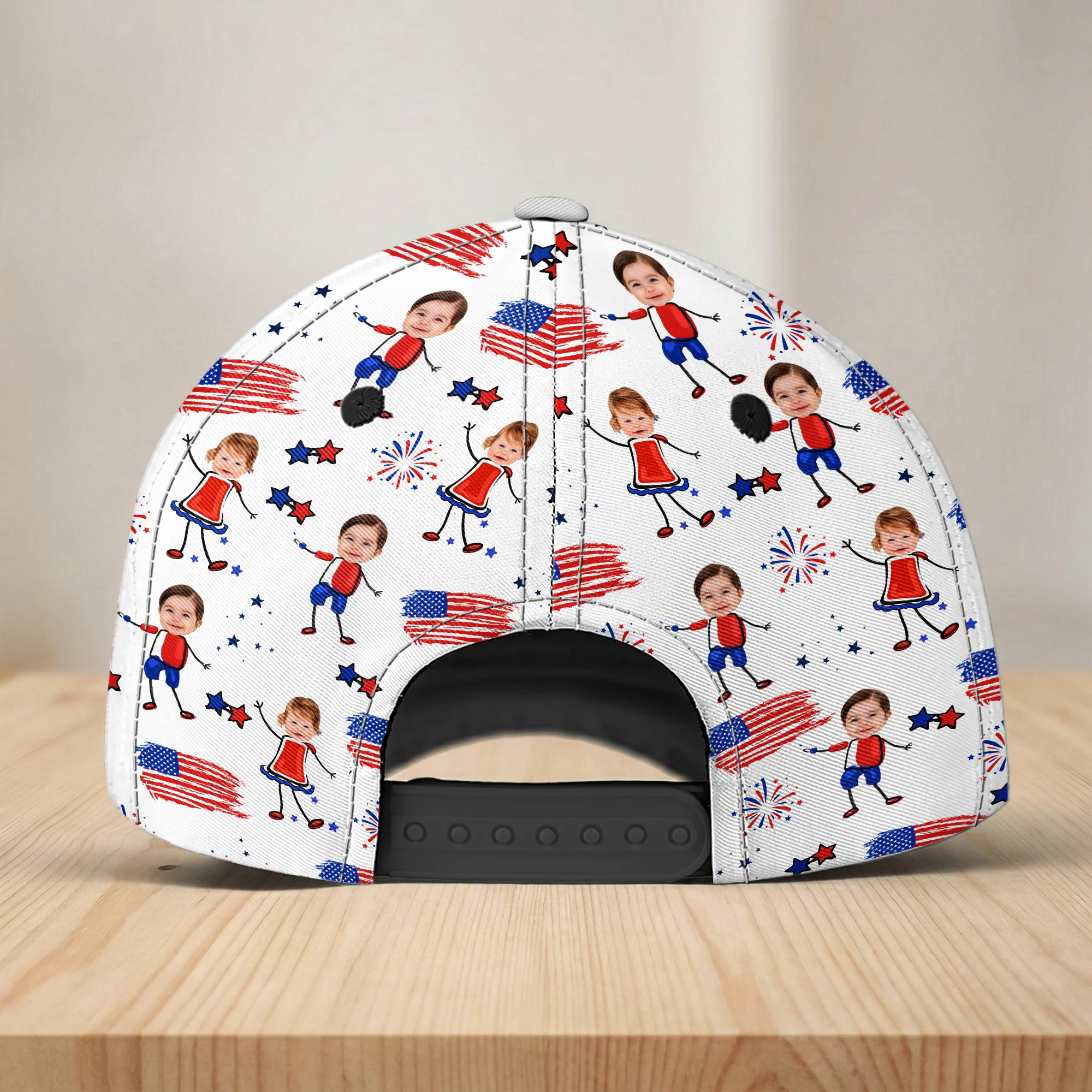Father's Day Gifts, Best Dad Grandpa Ever Custom Photo - Personalized Cap - Image 4