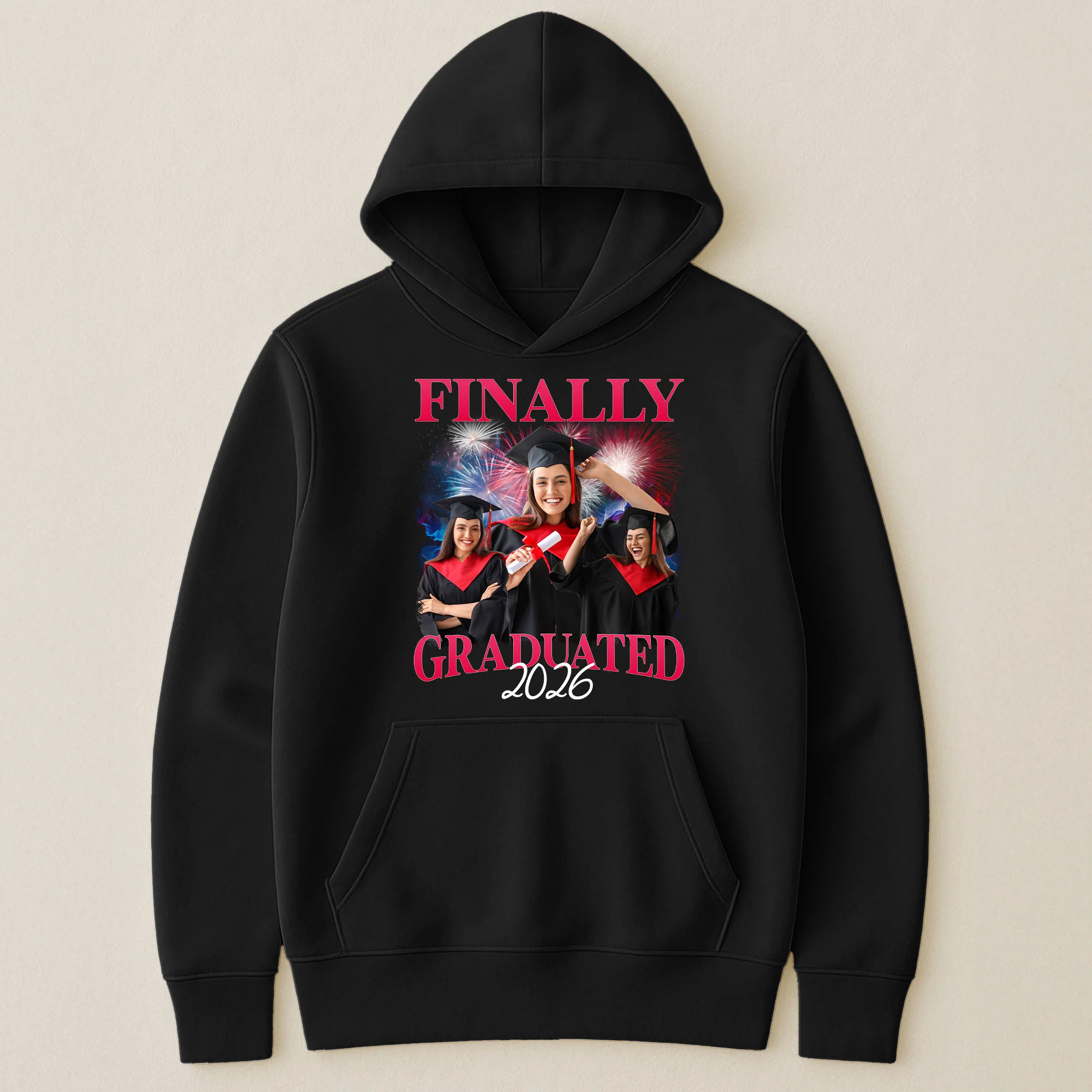 Finally I Graduated - Personalized Photo Shirt - Image 2