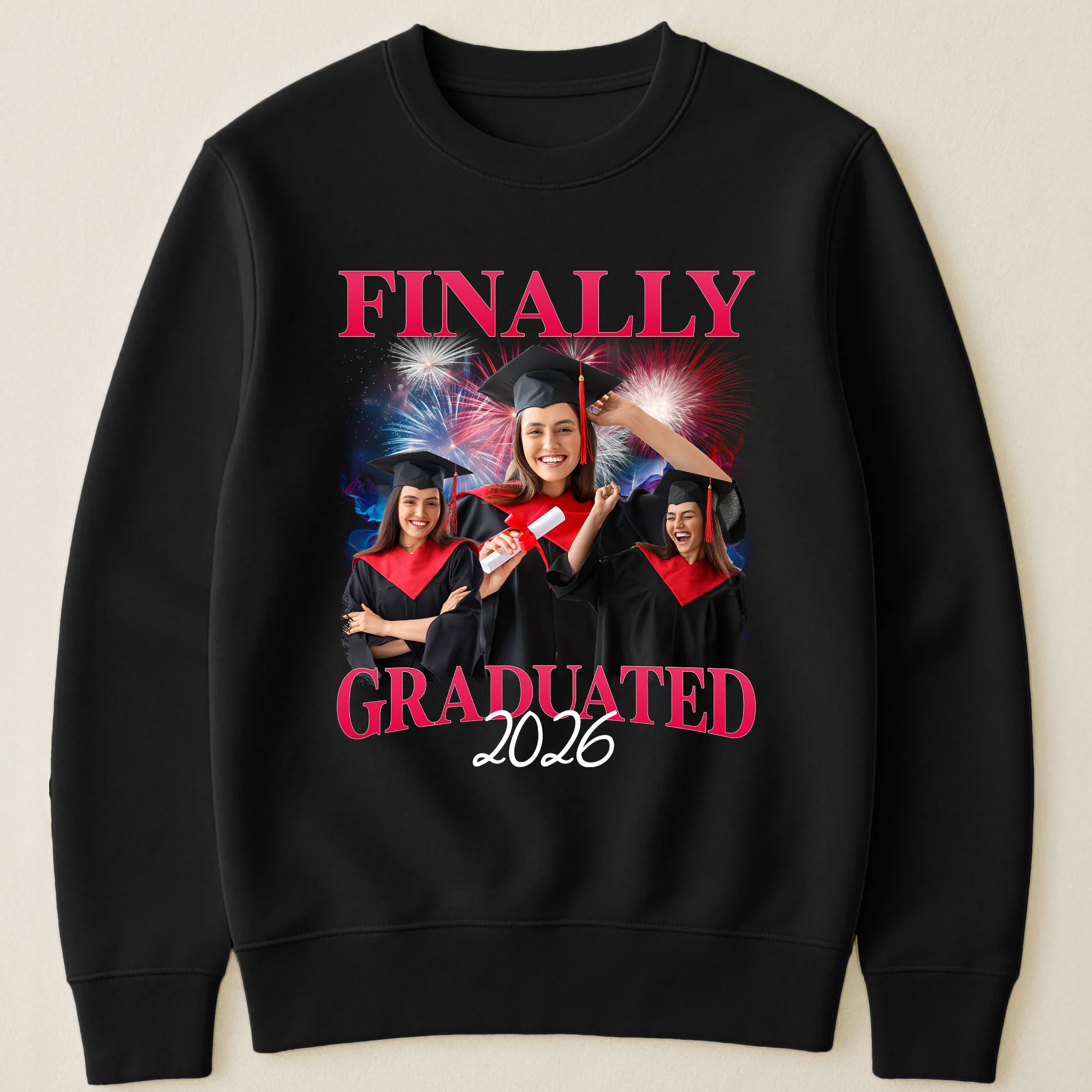 Finally I Graduated - Personalized Photo Shirt - Image 4
