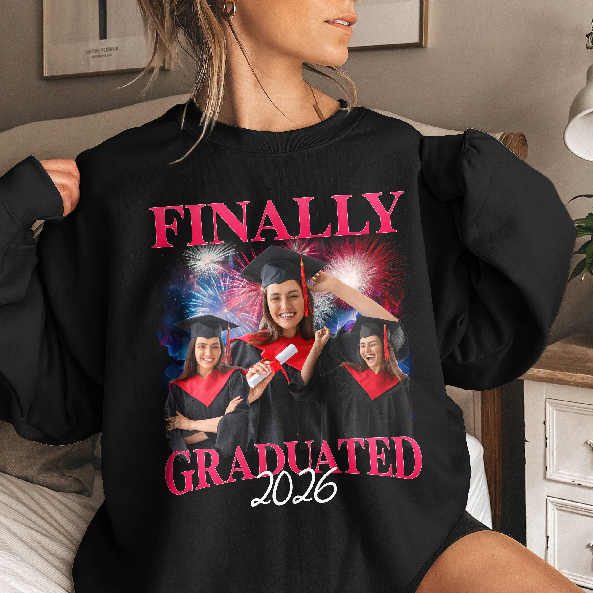 Finally I Graduated - Personalized Photo Shirt - Image 6