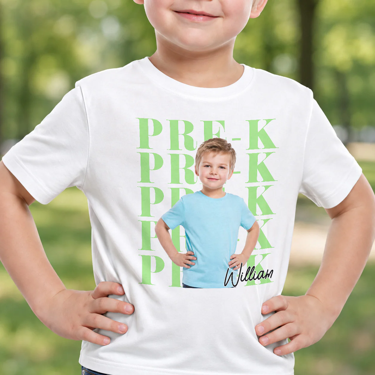 First Day Of School Custom Photo - Personalized Shirt - Image 2