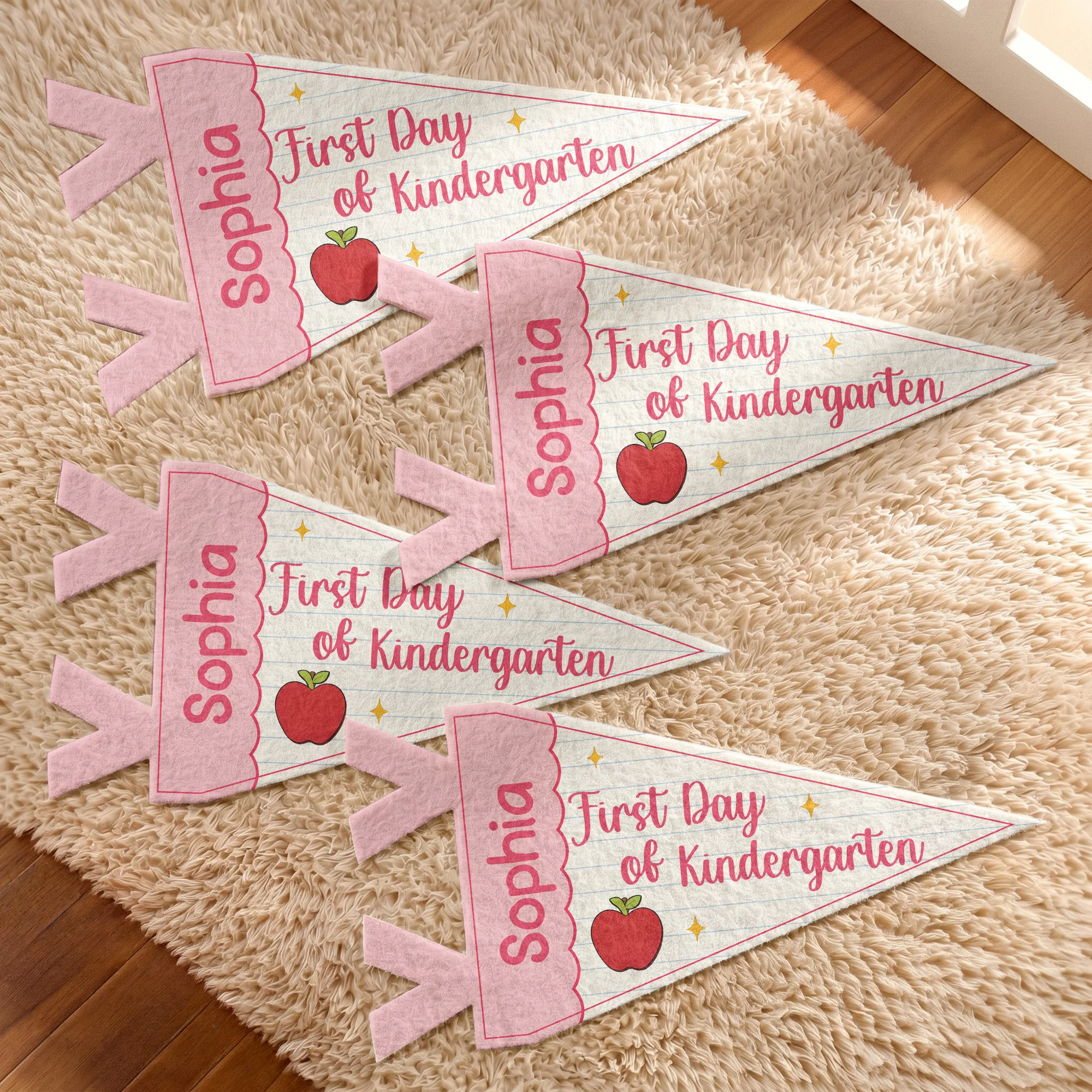 First Day Of School - Personalized Pennant