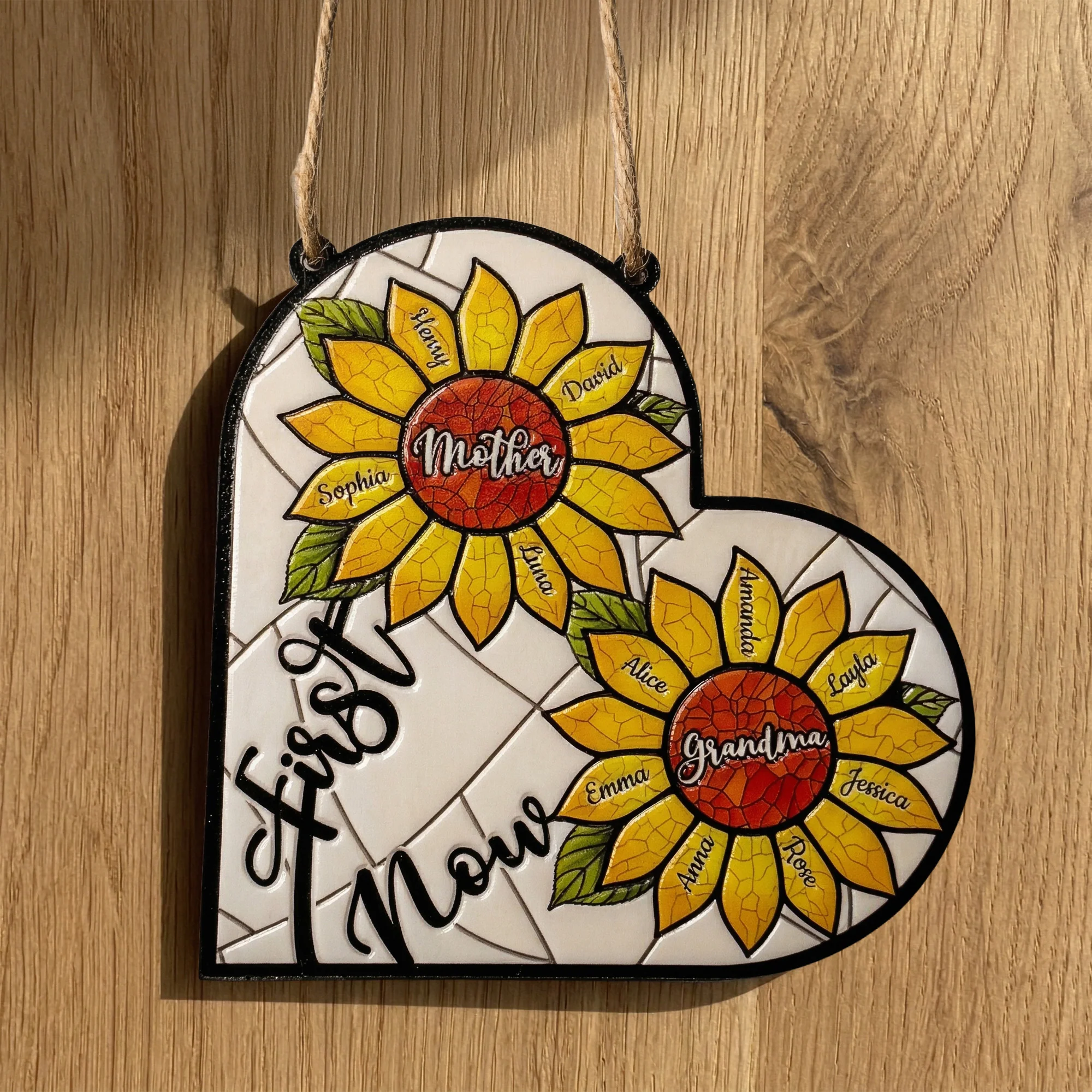 First Mom Now Grandma - Personalized Wood Sign - Image 3