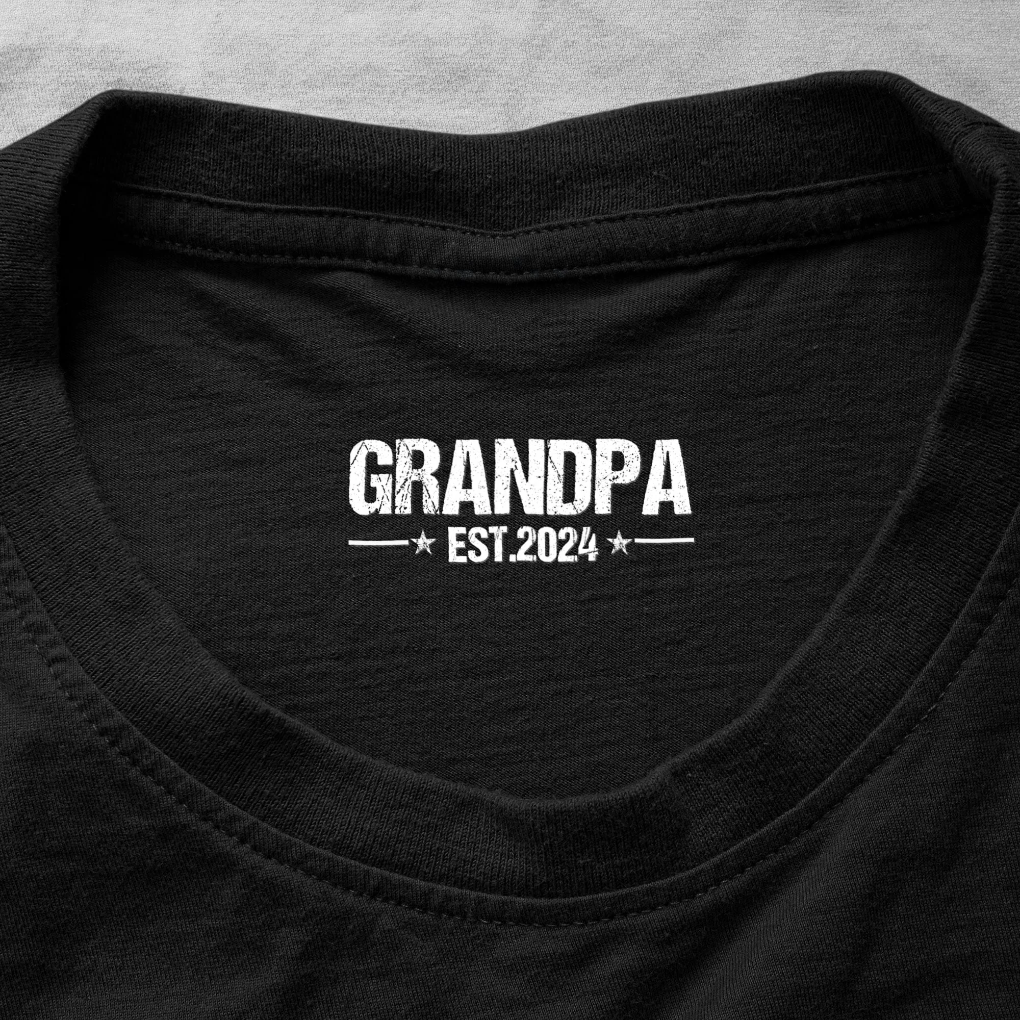 Fist Bump Papa Est - Personalized Shirt - Image 3