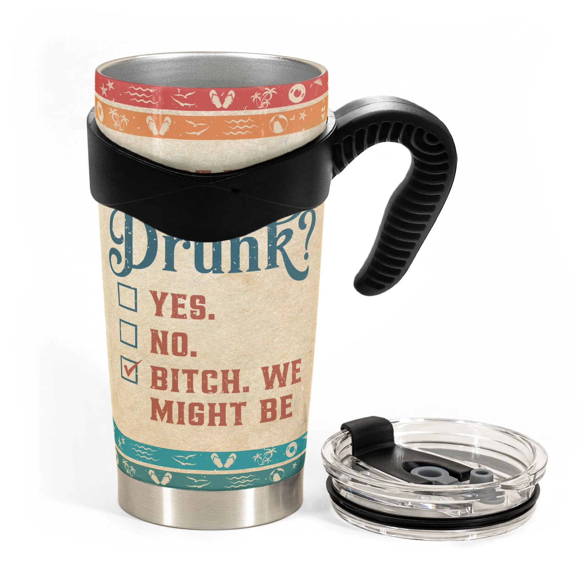 Are We Drunk? - Personalized Tumbler Cup - Image 5