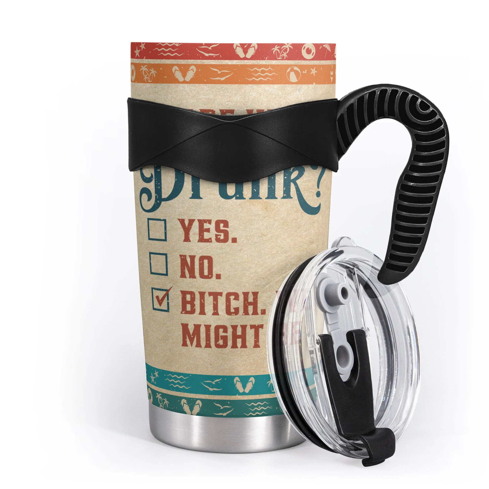Are We Drunk? - Personalized Tumbler Cup - Image 6