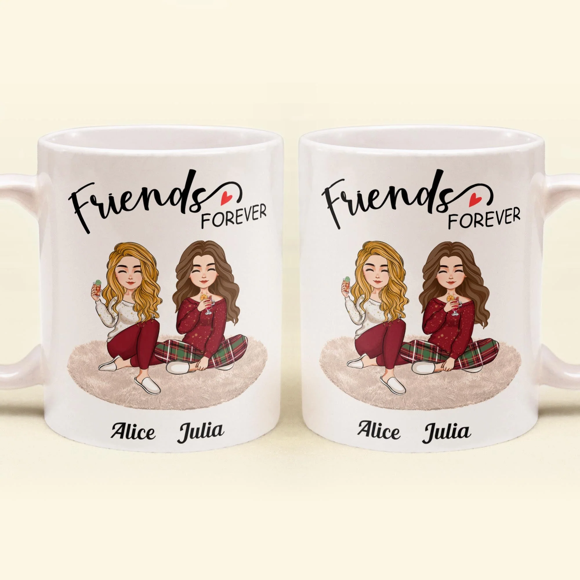 Friendship Forever - Personalized Mug