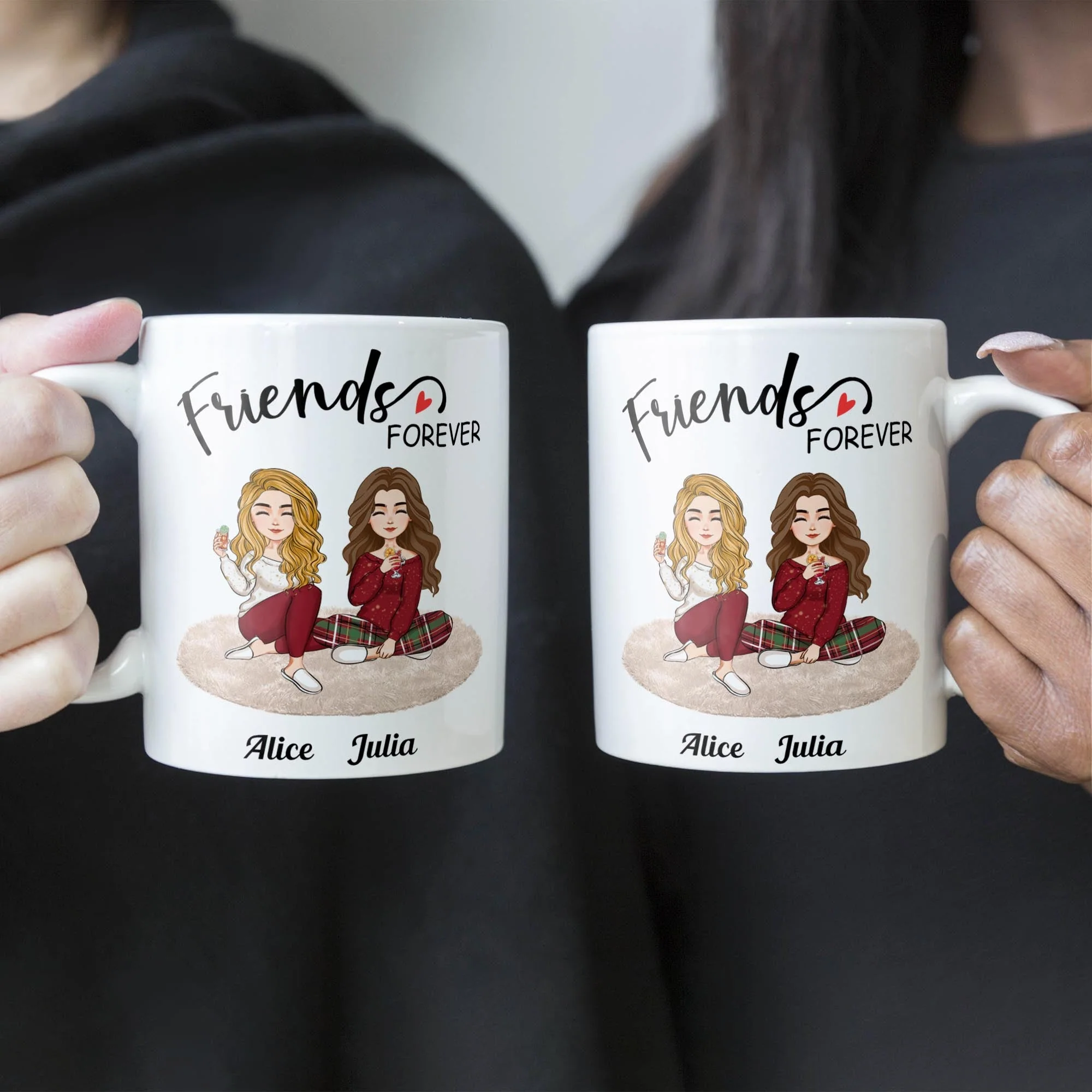 Friendship Forever - Personalized Mug - Image 4