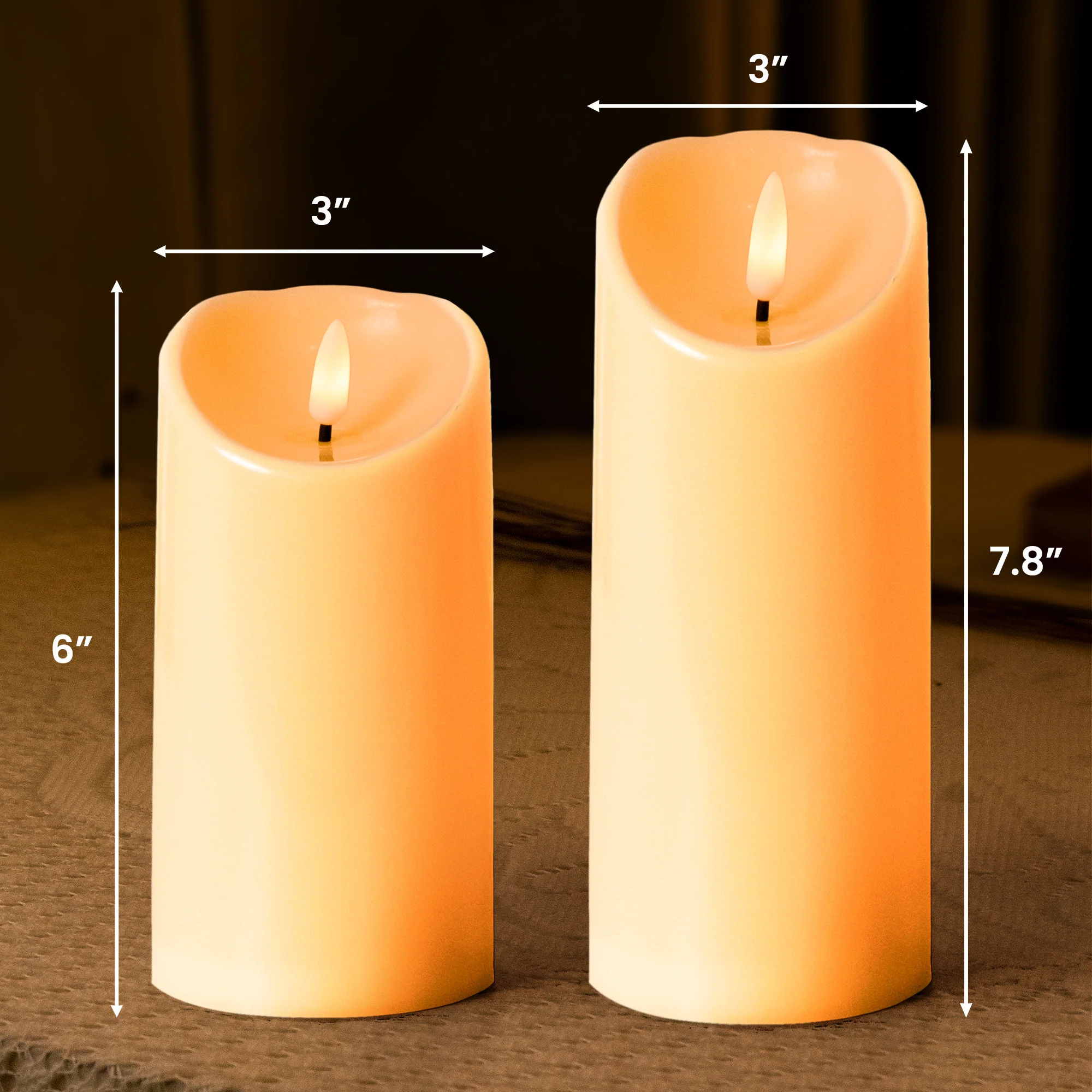 From Our First Kiss Till Our Last Breath - Personalized Led Candle - Image 5