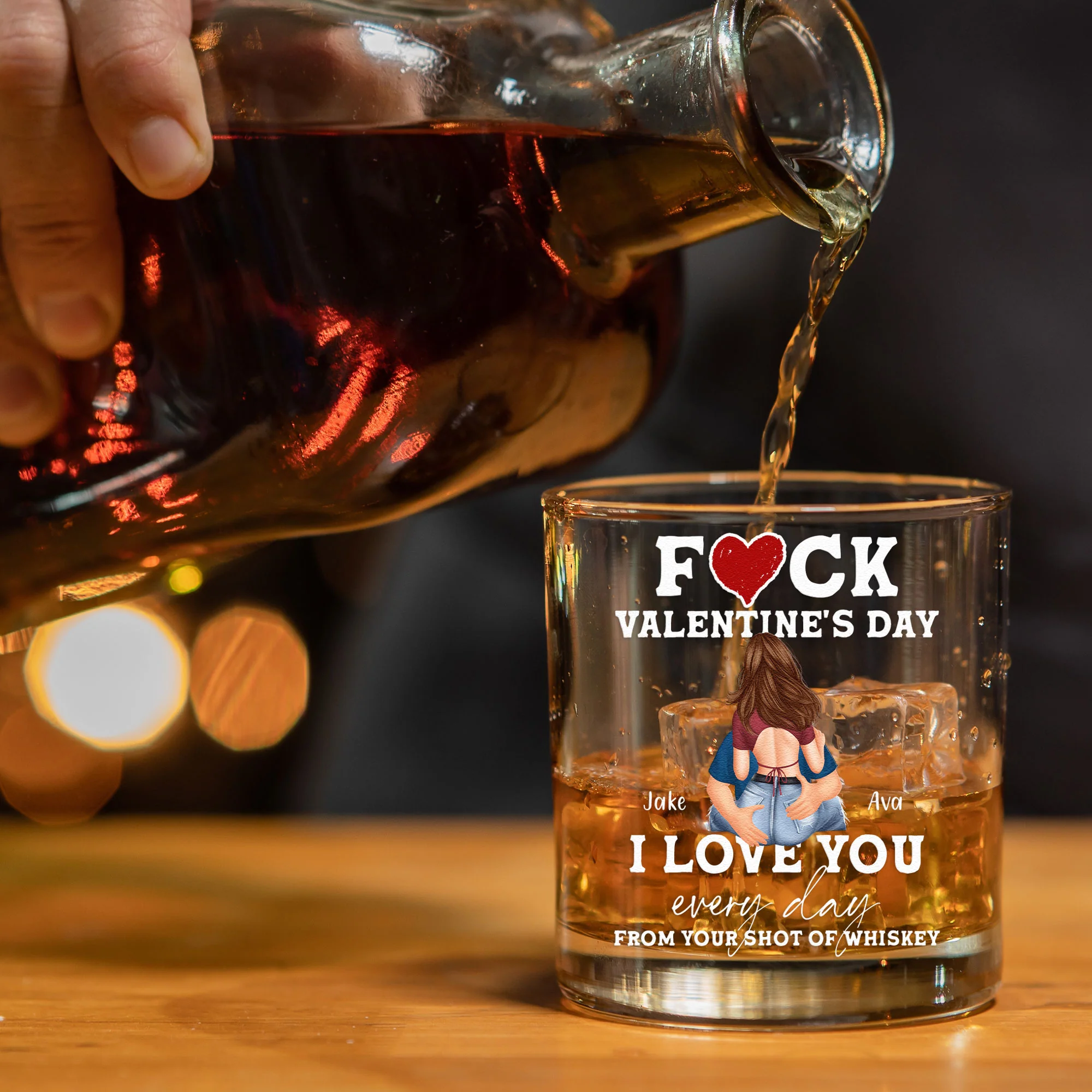 From Your Shot Of Whiskey - Personalized Whiskey Glass - Image 4