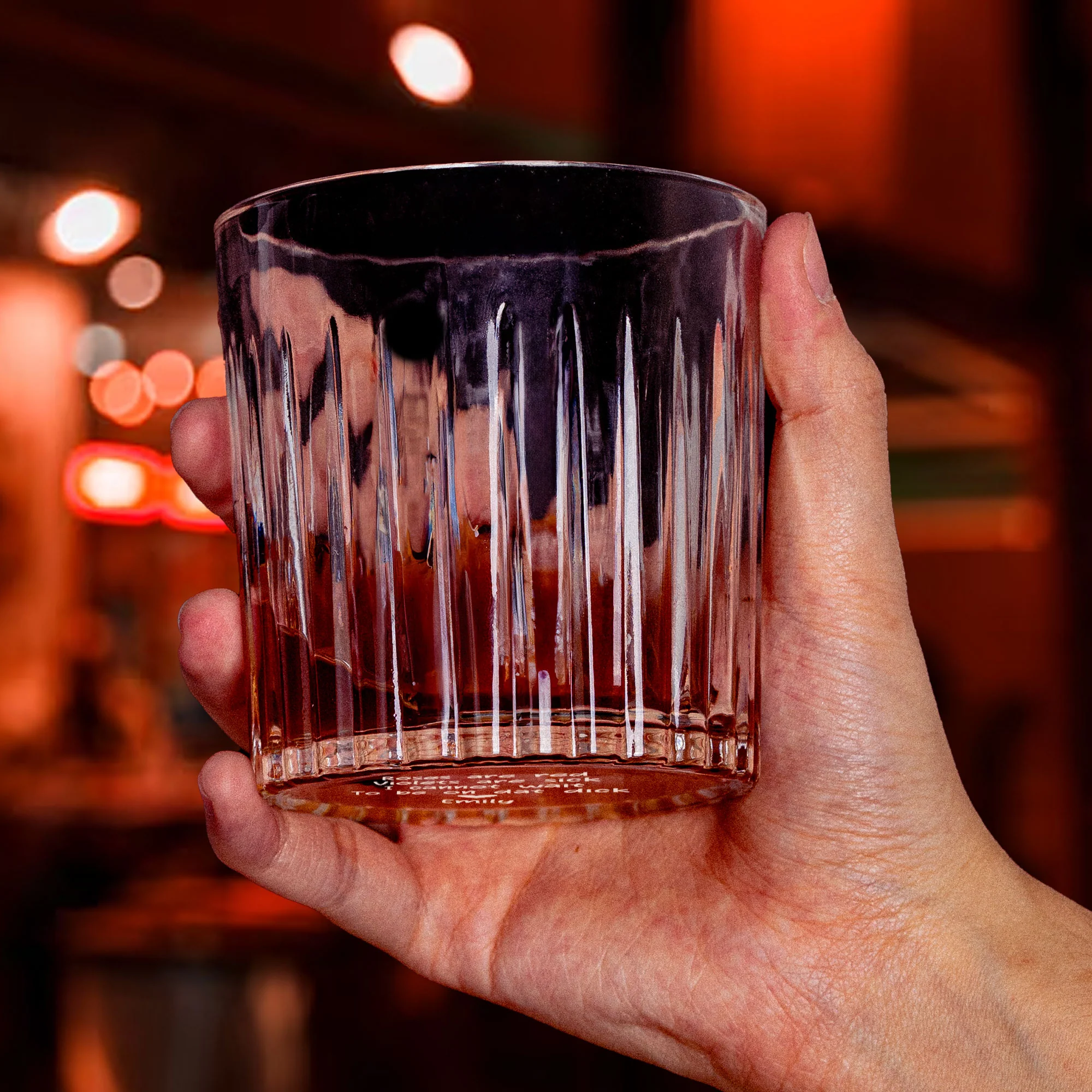Funny Anniversary Valentine's Day Gifts For Him - Personalized Engraved Whiskey Glass - Image 3