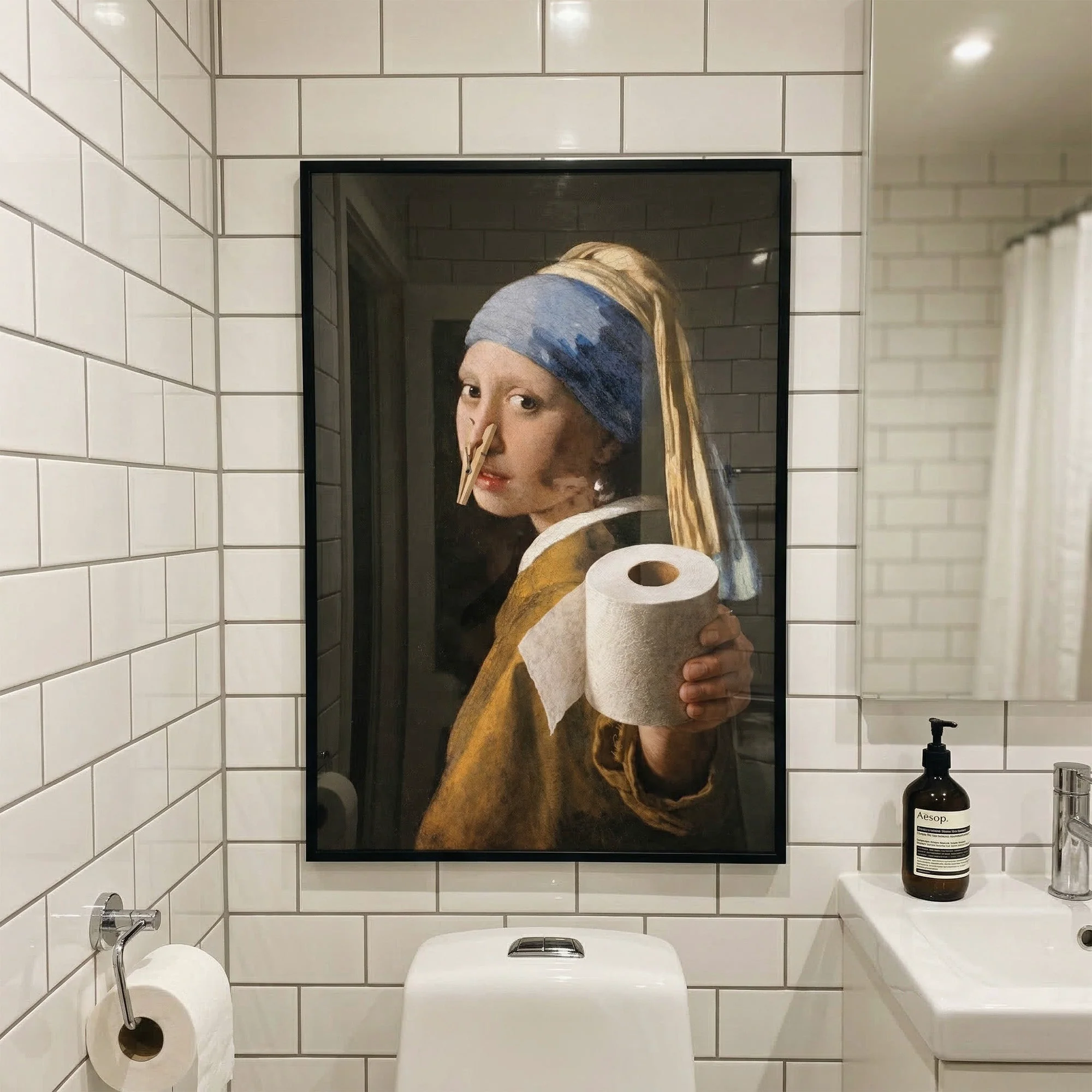 Funny Bathroom Wall Art Toilet Humour Gifts For Friends, Her, Him, Coworker - Personalized Poster - Image 5