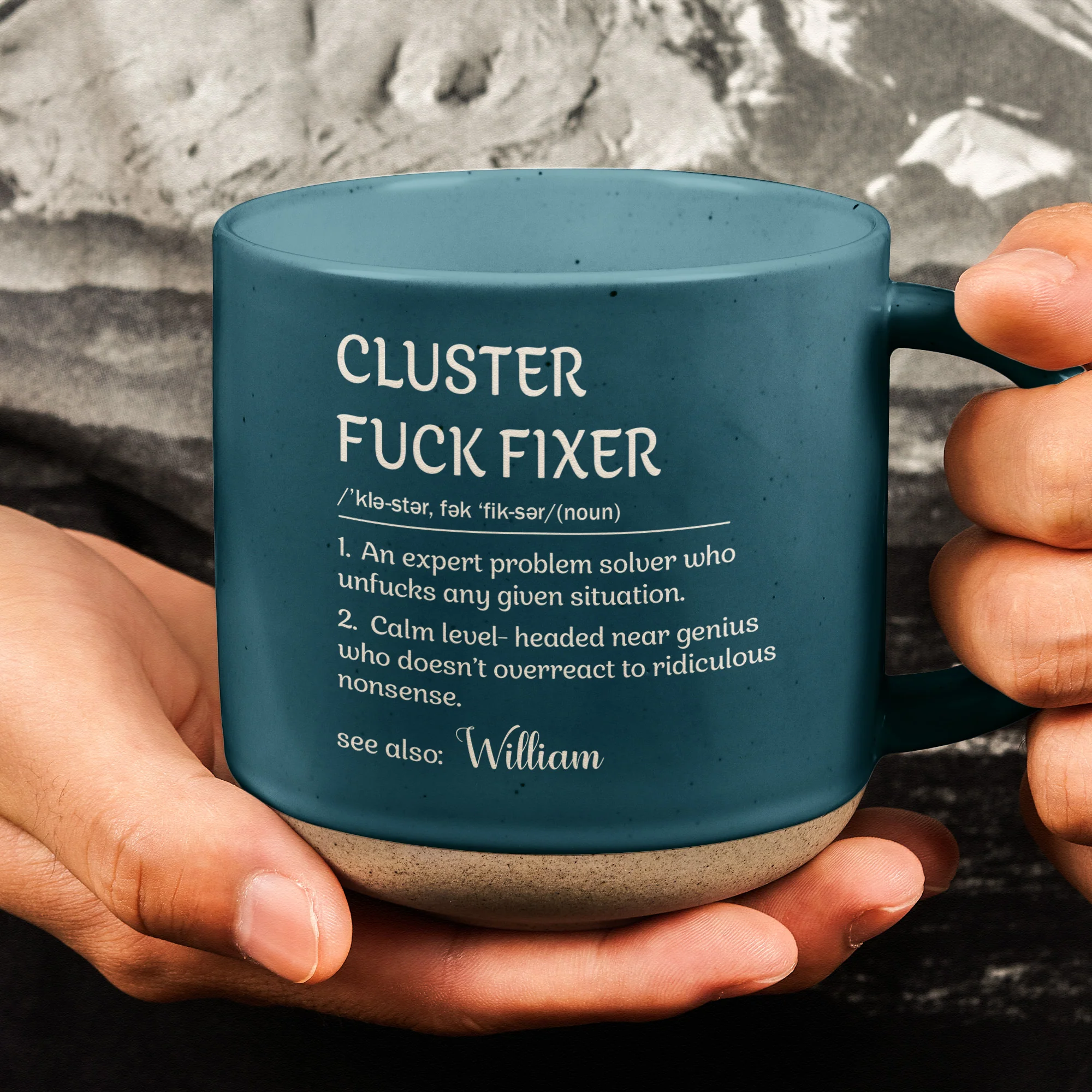 Funny Boss Mug - Cluster F*Ck Fixer- Gifts For Women, Men, Coworker, Boss - Personalized Pottery Mug - Image 8