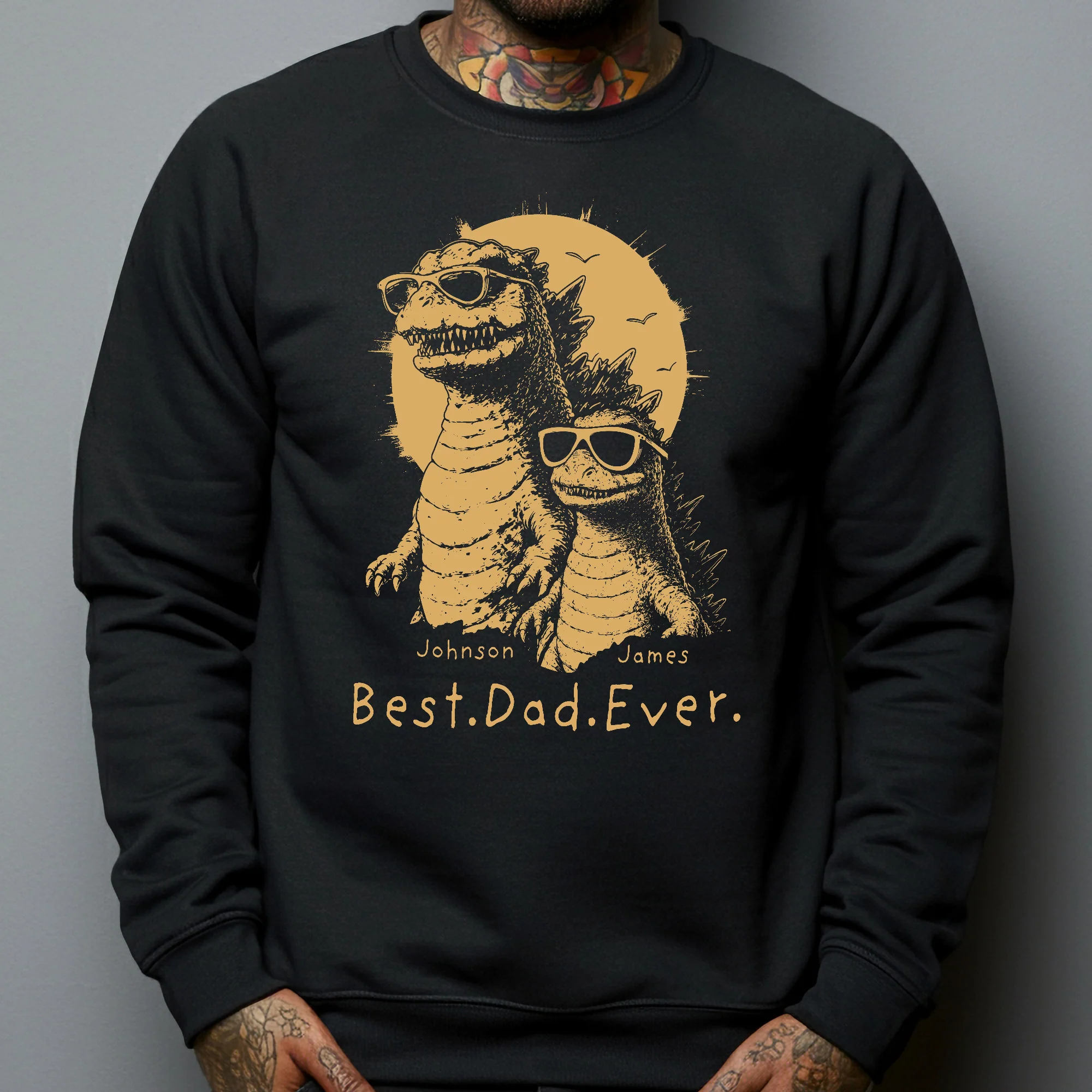 Funny Dad Father's Day Gift Monster - Personalized Shirt - Image 4