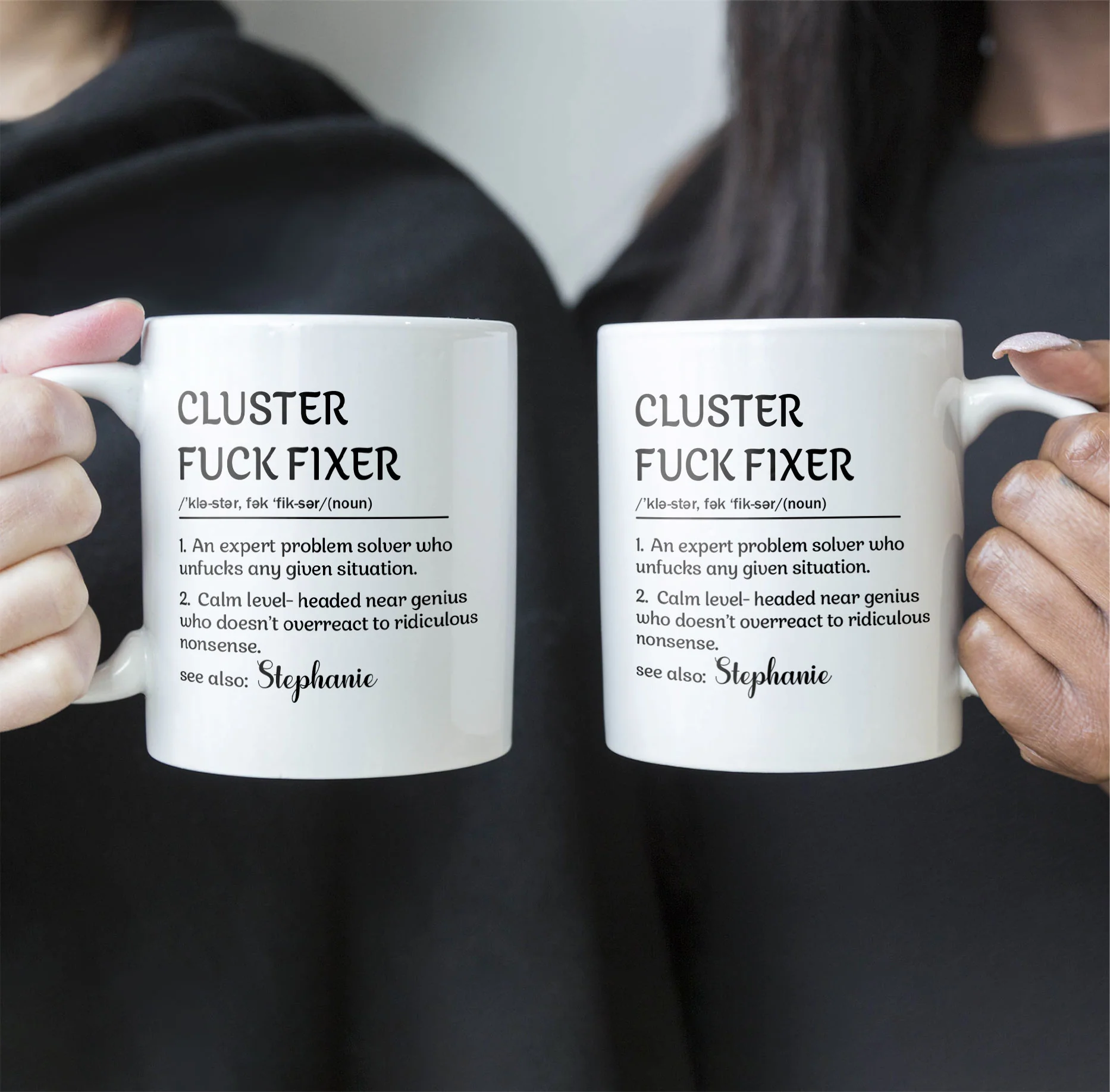 Funny Mug - Cluster F*Ck Fixer Problem Solver - Fun Gift For Coworkers - Personalized Mug - Image 2