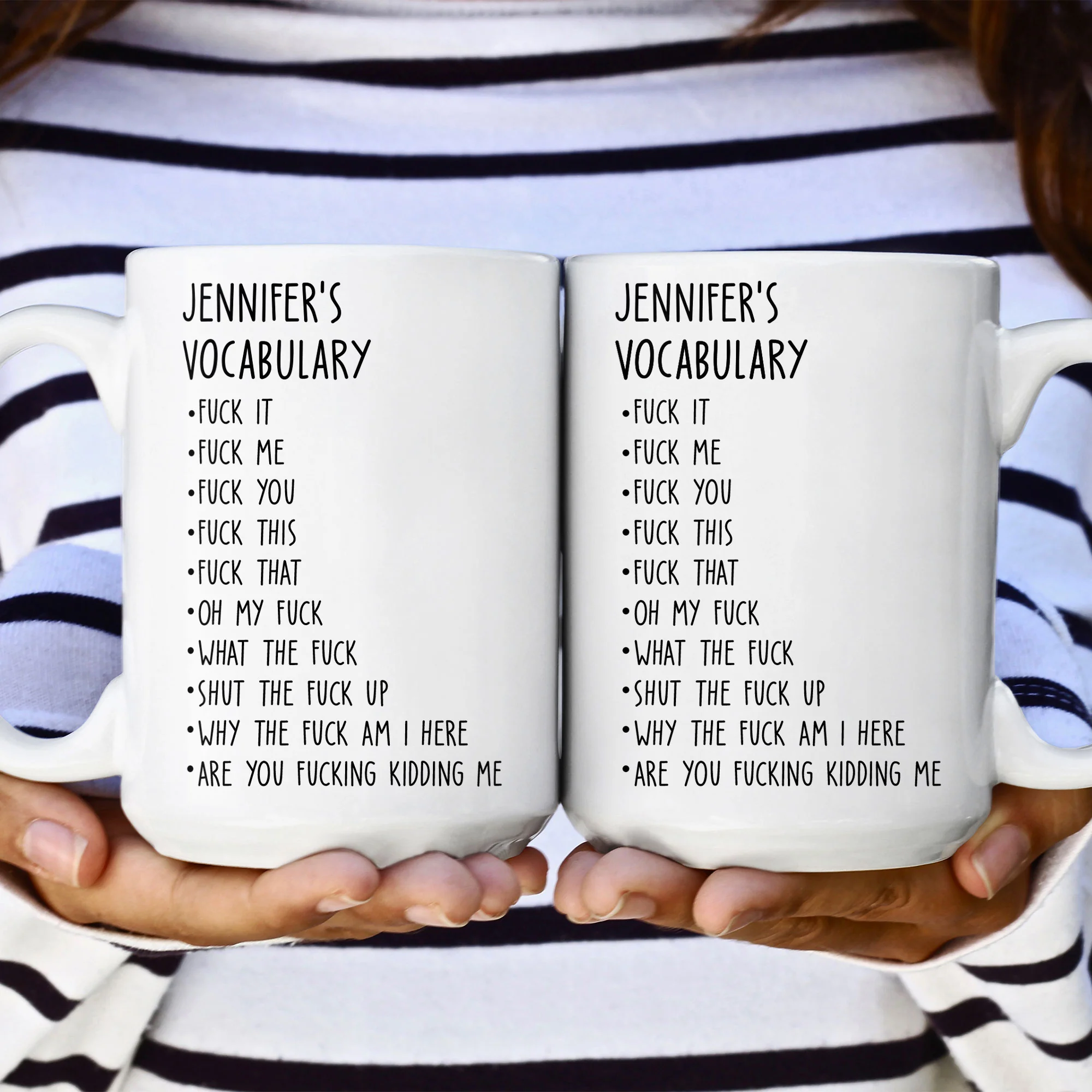 Funny Mug - Custom Job Title - Fun Gifts For Coworker, Friends, Boss, Nurse - Personalized Mug - Image 3