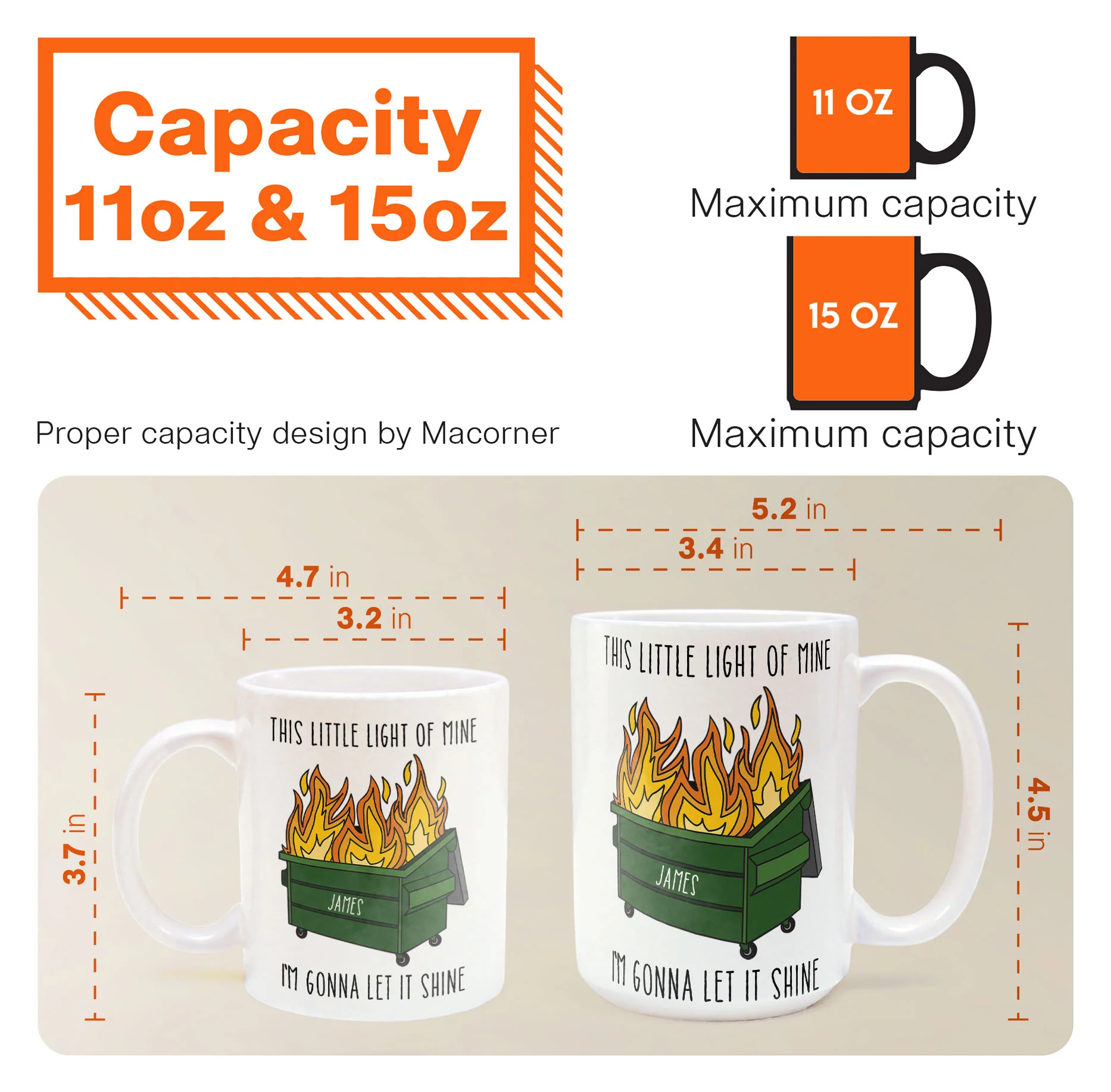 Funny Mug - Dumpster Fire - Fun Gifts For Coworkers, Boss, Friends, Family - Personalized Mug - Image 7