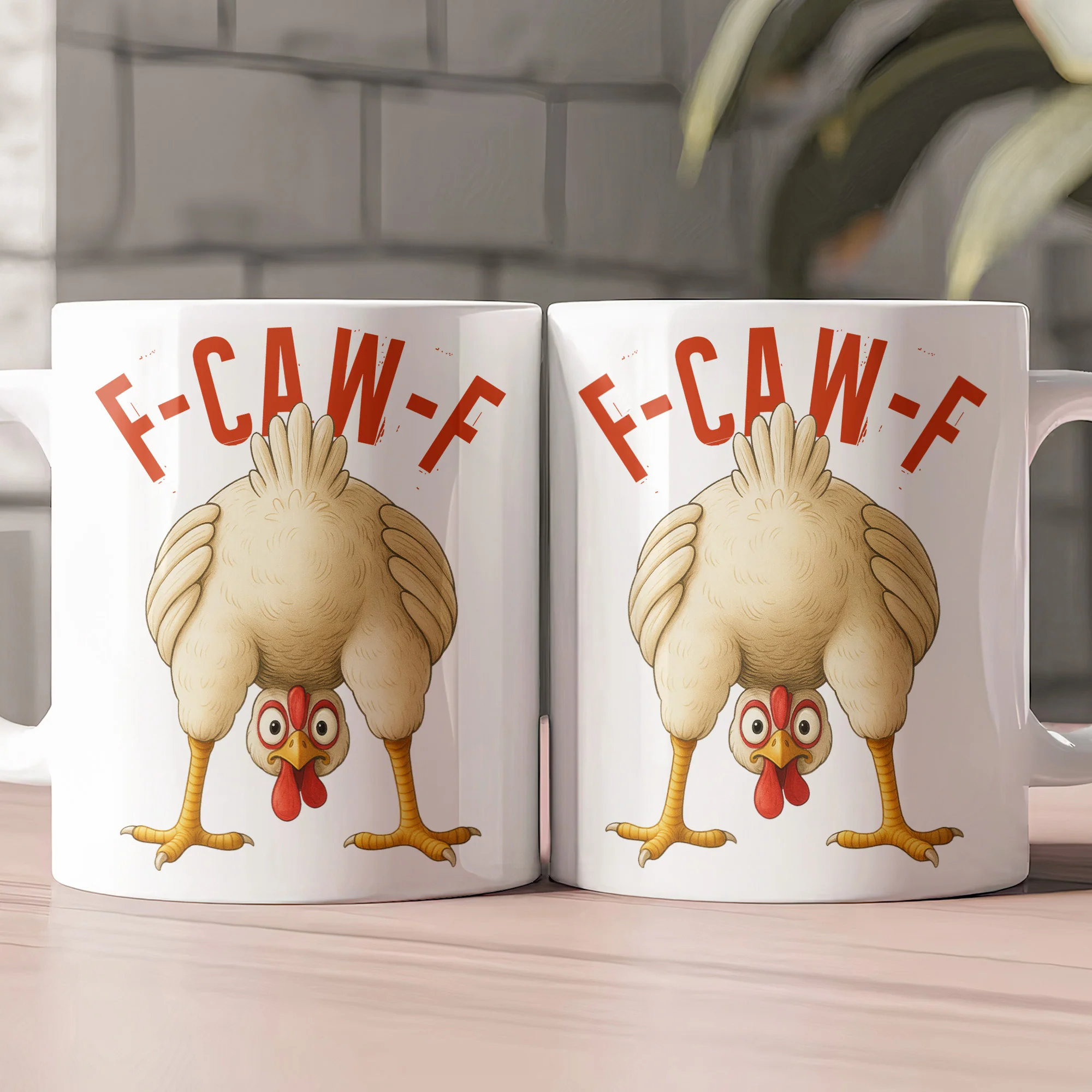 Funny Mug - Humorous Crow F-Caw-F - For Coworkers, Friends - Personalized Mug - Image 6