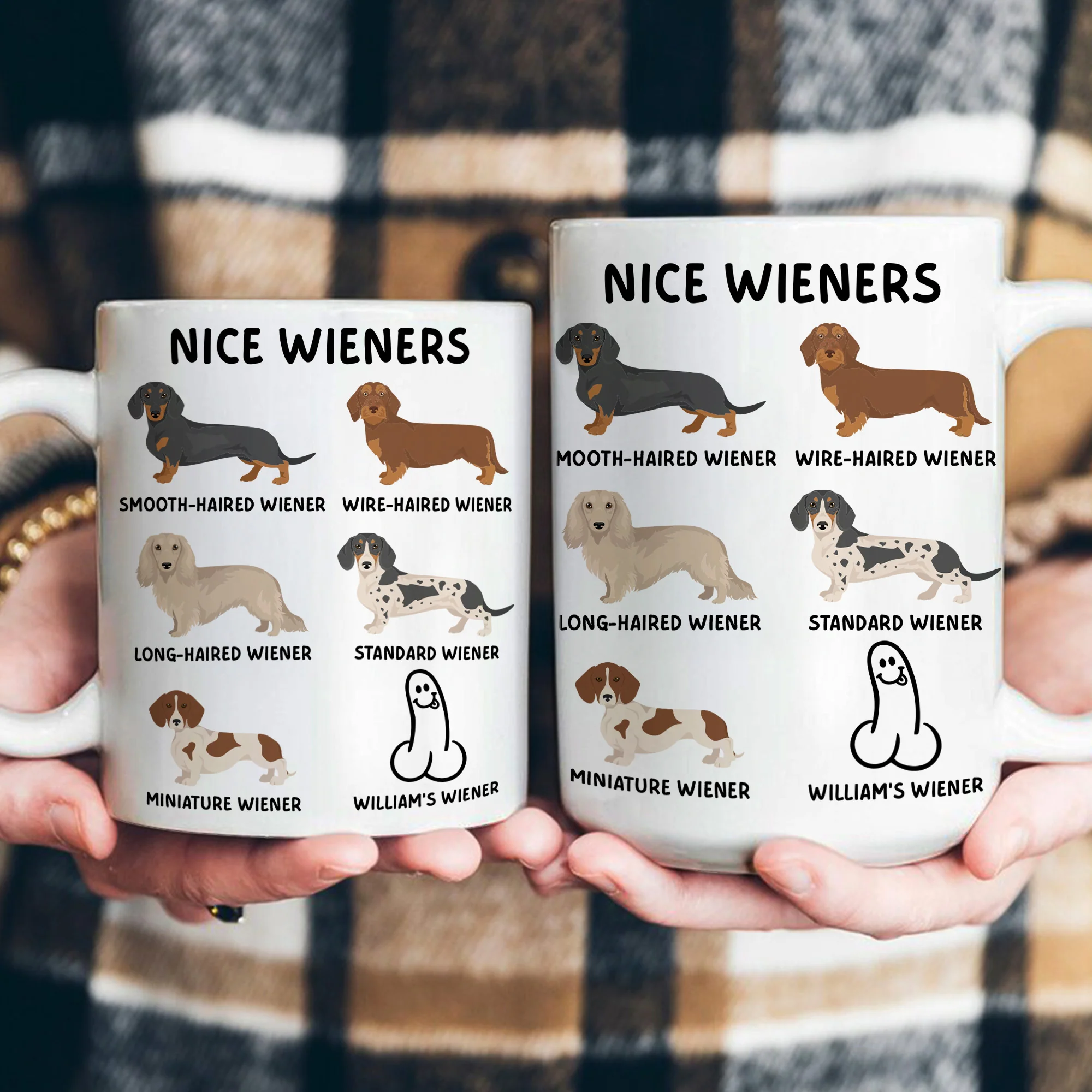 Funny Mug - Nice Wieners - Funny Gifts For Husband, Bf, Coworker Troll - Personalized Mug - Image 4