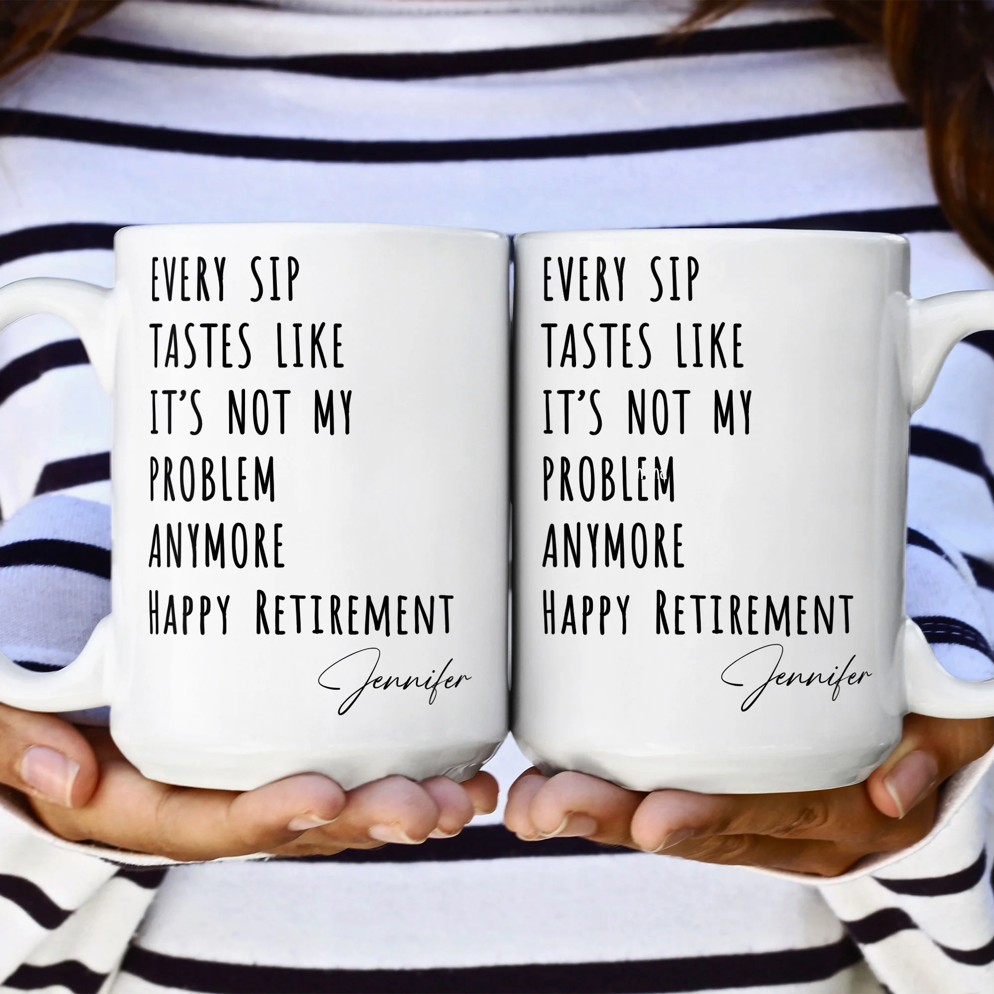 Funny Mug - Retirement - Fun Gifts For Coworker, Friends, Boss - Personalized Mug - Image 6