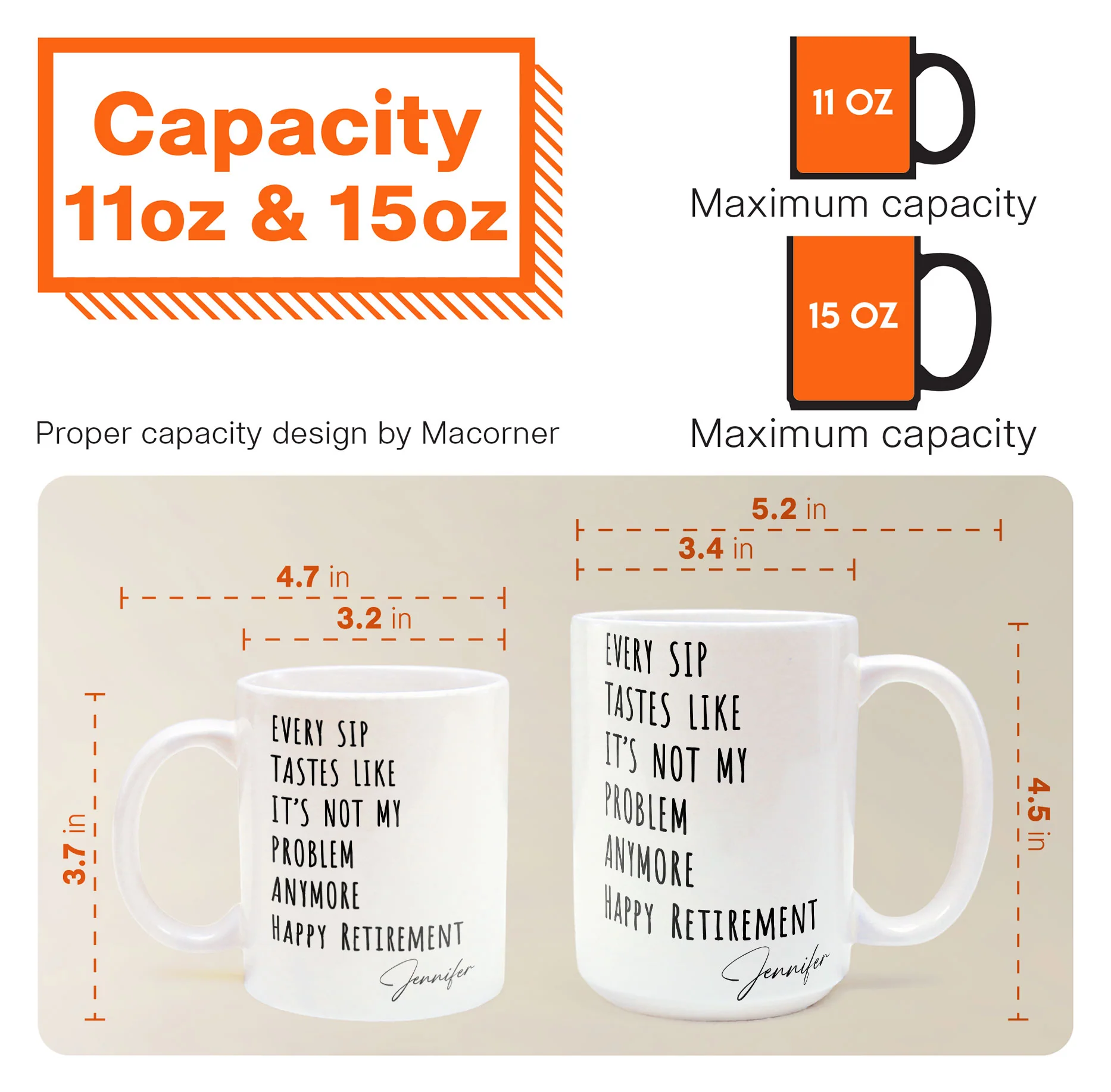 Funny Mug - Retirement - Fun Gifts For Coworker, Friends, Boss - Personalized Mug - Image 7