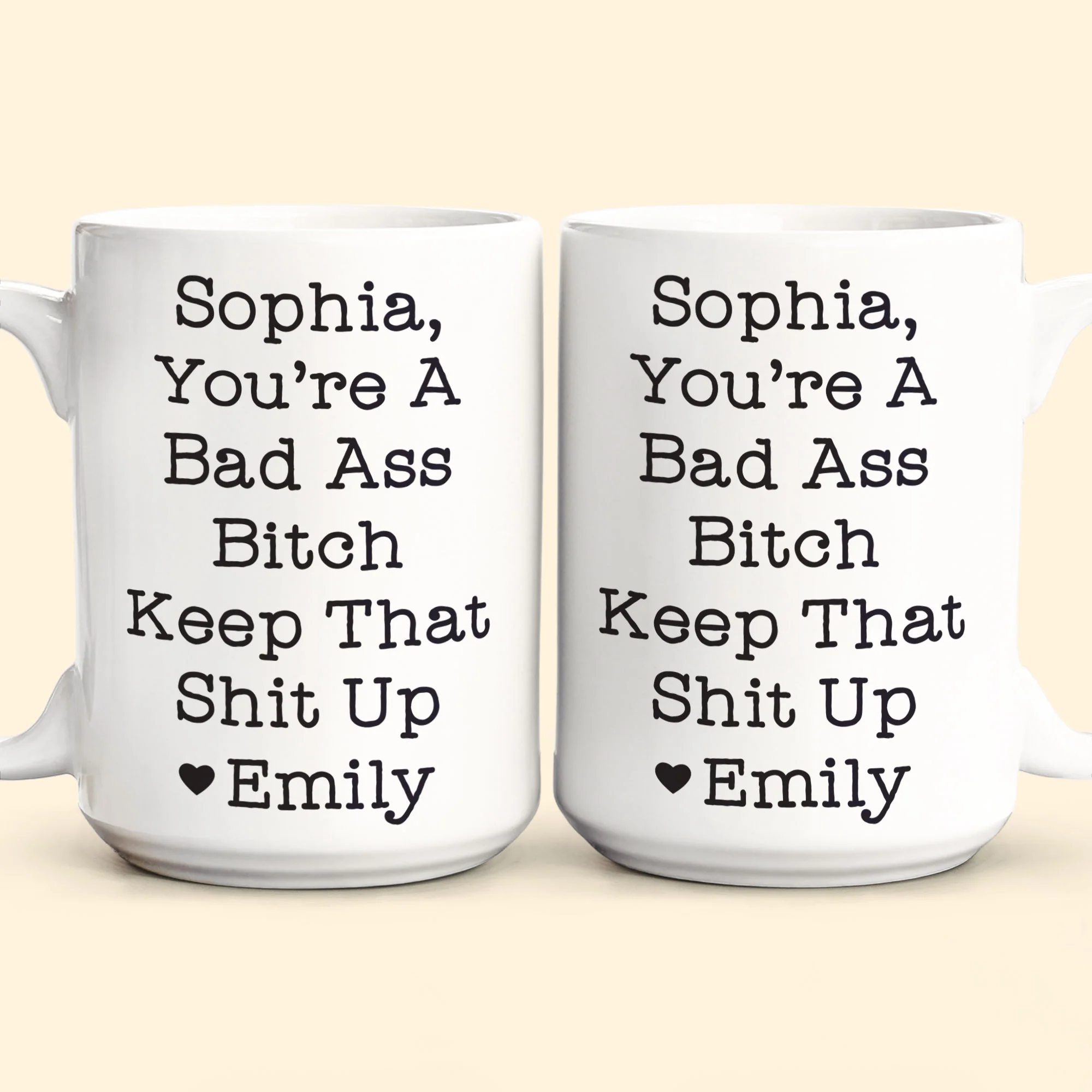Funny Mug - You're A Badass Keep That Shit Up - For Coworker, Boss, Friend - Personalized Mug - Image 4