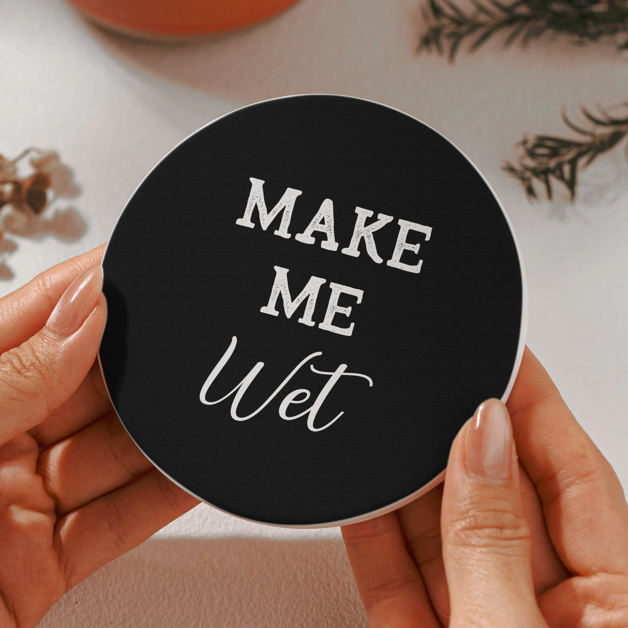 Funny Slate Drink Coasters, Snarky Gift, Exchange Gifts, Gag Gifts, Humour Gifts - Personalized Ceramic Coaster - Image 8