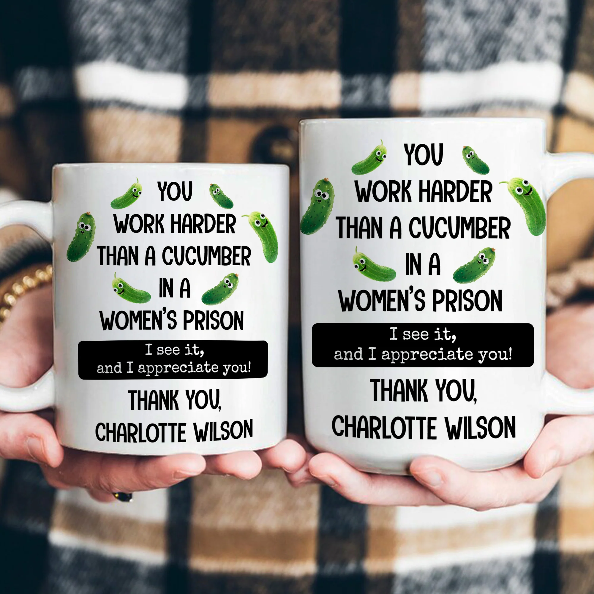 Funny Thank You Gift For Team, Employee, Mentee, Coworkers - Gag Gift - Personalized Mug - Image 4