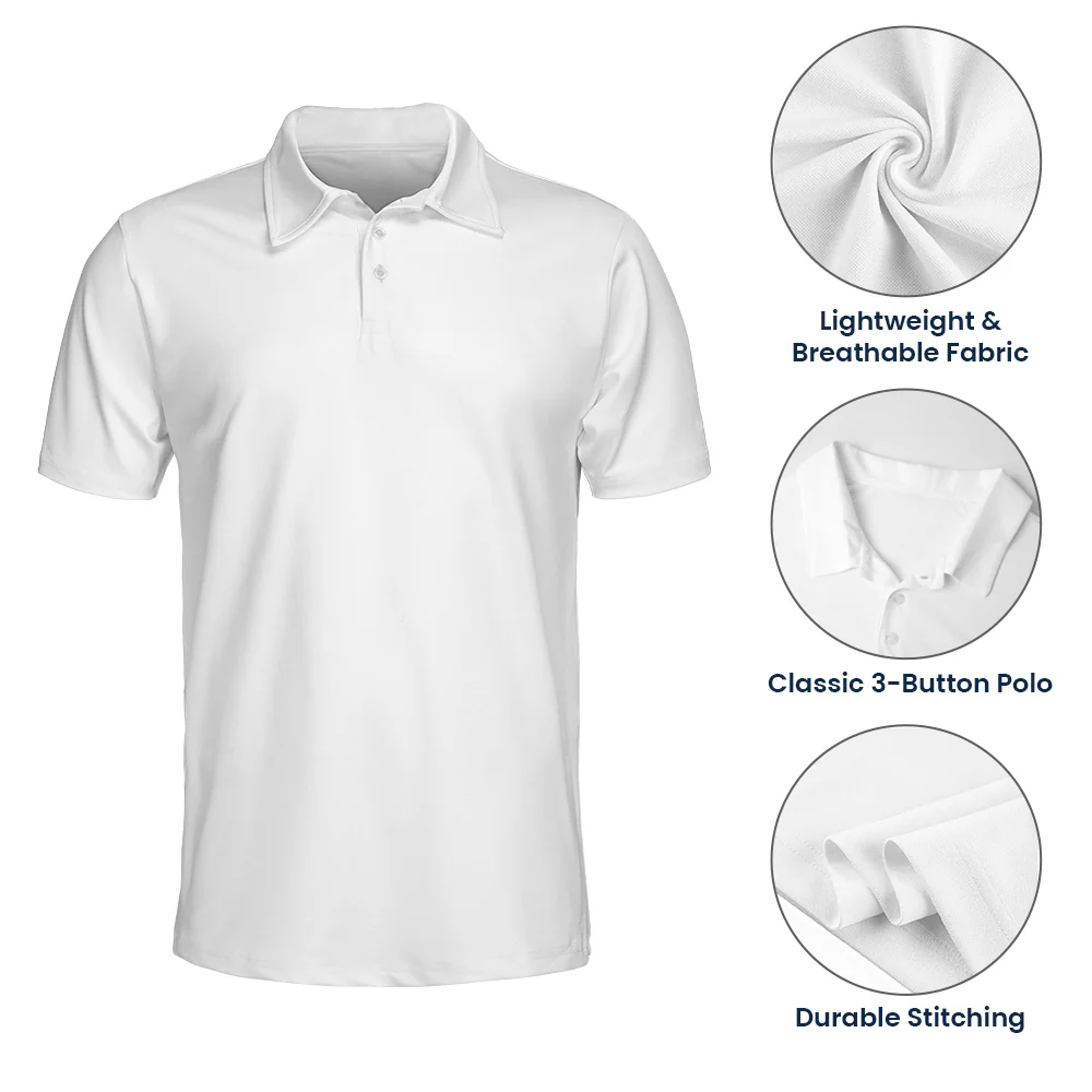 Gag Gift For Him, Funny Belly For Men, Dad Bod, Muscle, Beer Belly Hilarious Party - Personalized Polo Shirt - Image 8
