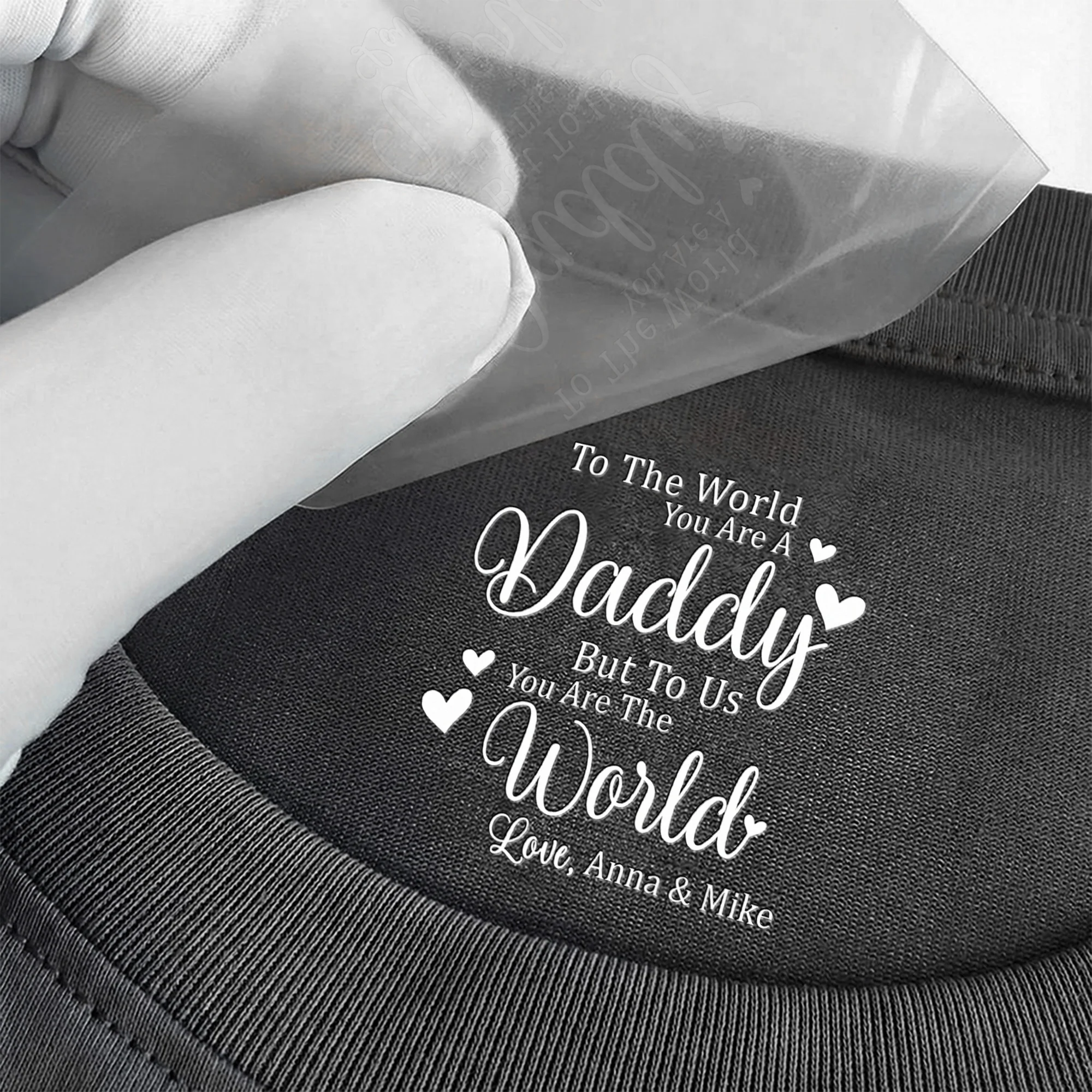 Gift For Dad, Mom, Family But To Us You Are The World - Personalized Shirt - Image 3
