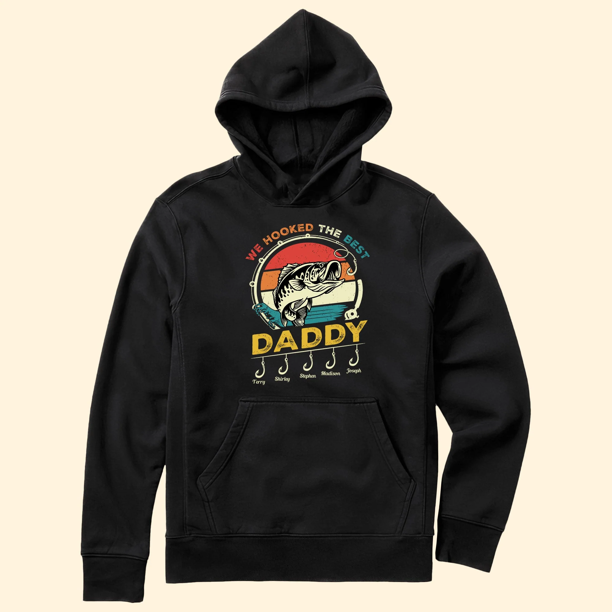 Gifts For Fisherman We Hooked The Best Daddy - Personalized Shirt - Image 6