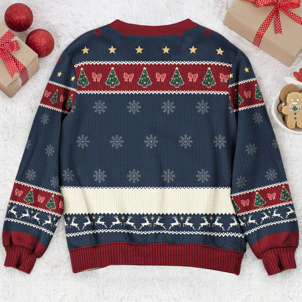 Girl And Her Dog - Bond That Can't Be Broken - Personalized Ugly Sweater - Image 4