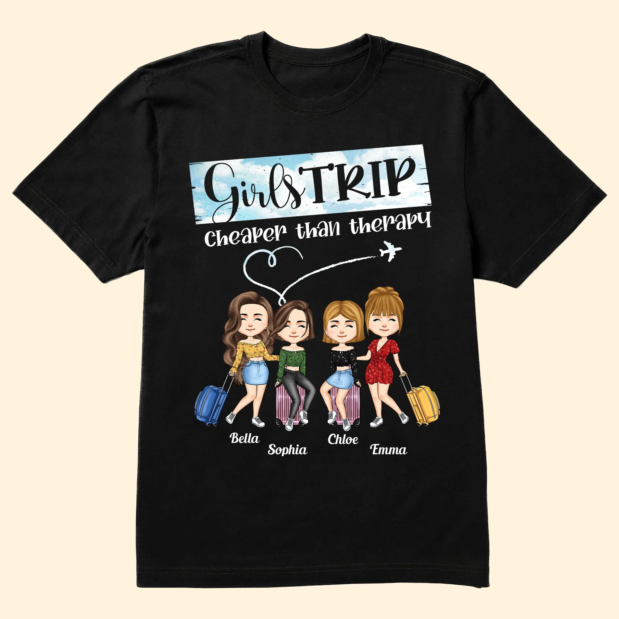 Girls Trip Is Ready - Personalized Shirt - Image 5