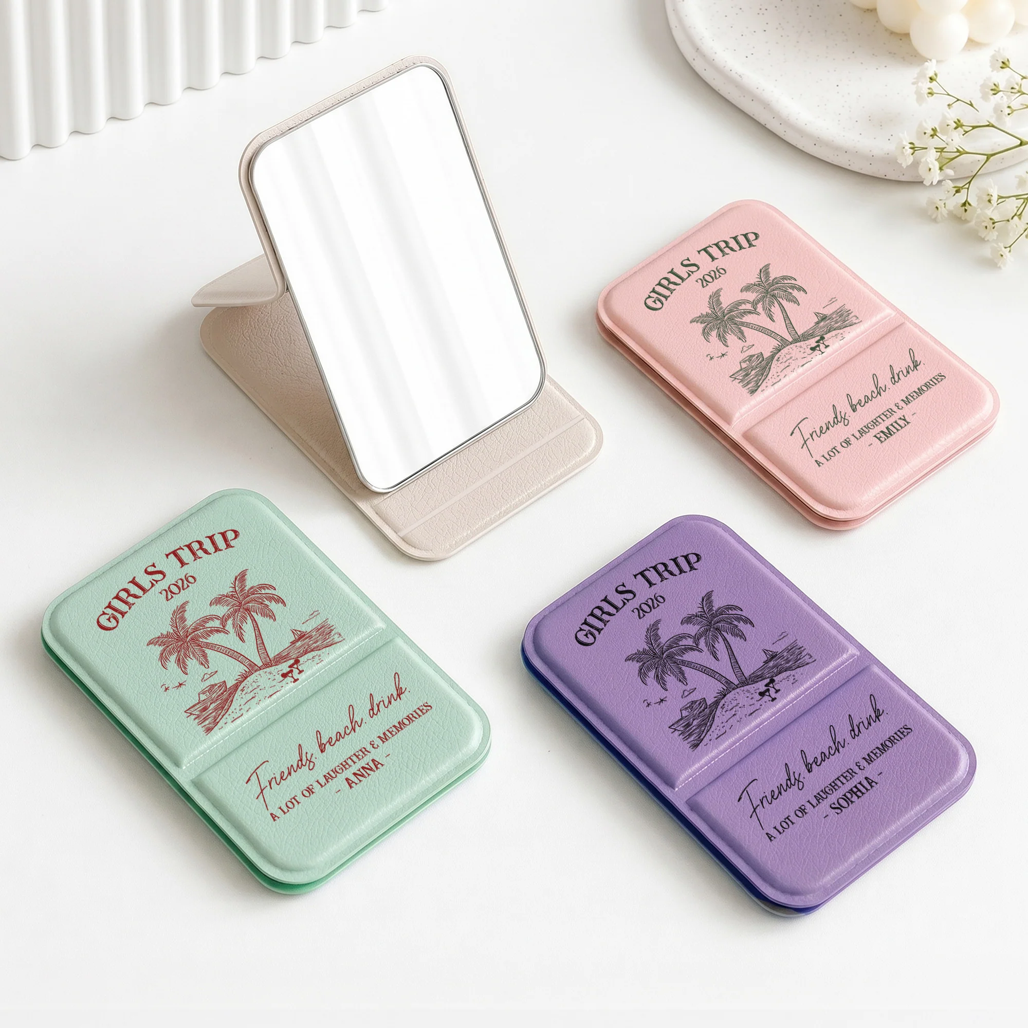 Girls Trip Travel Gift - Personalized Mirror