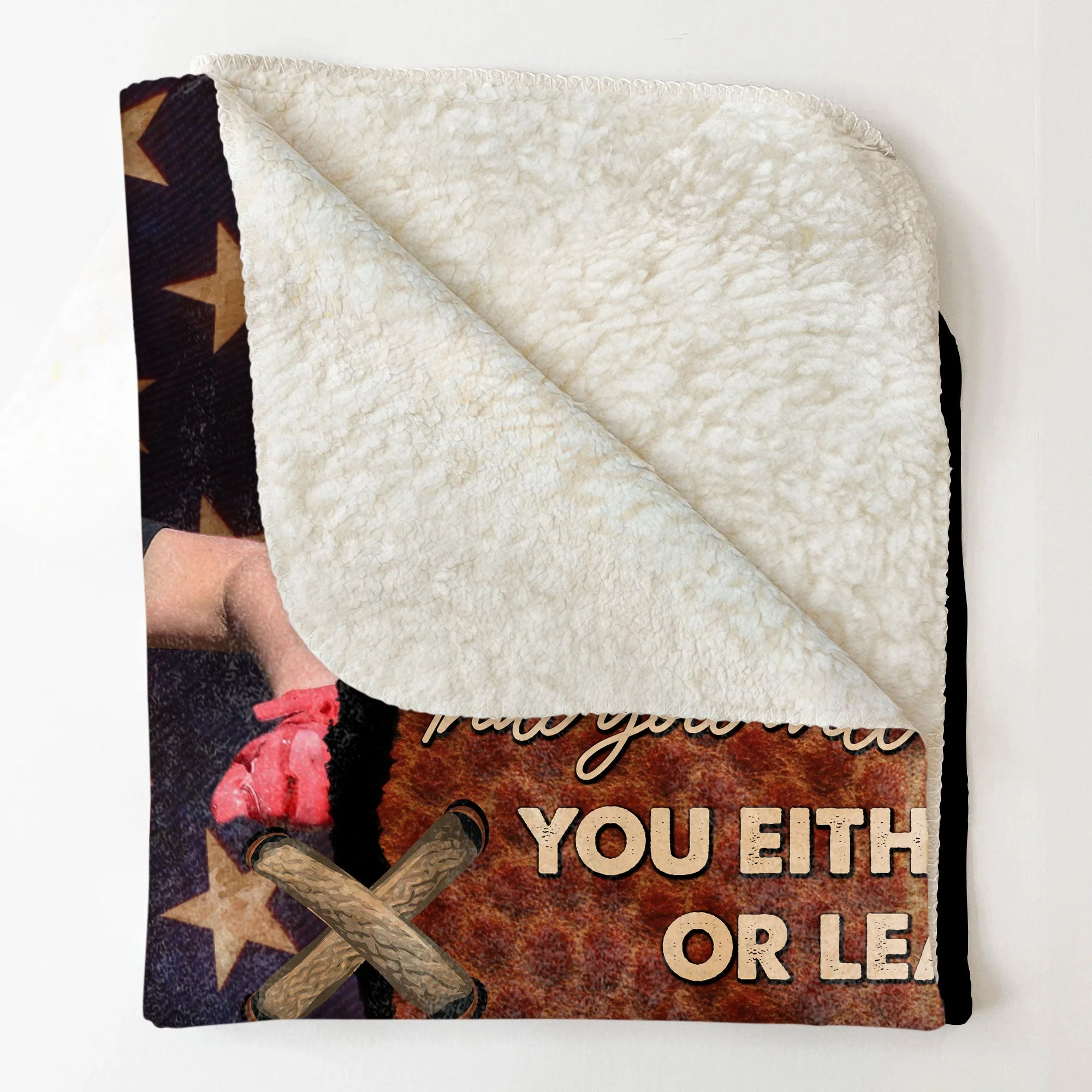 Go Forth And Aim For The Skies - Personalized Photo Blanket - Image 6