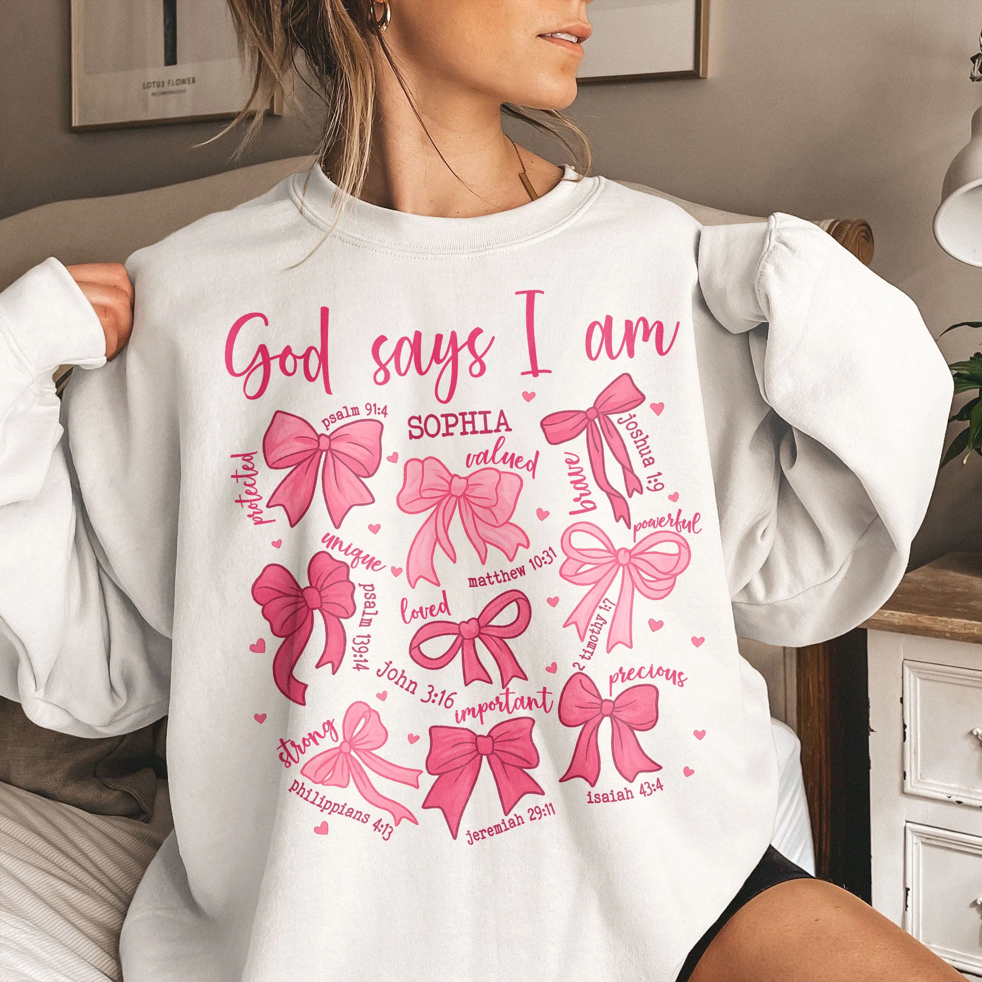 God Says I Am Coquette Style - Personalized Shirt - Image 4
