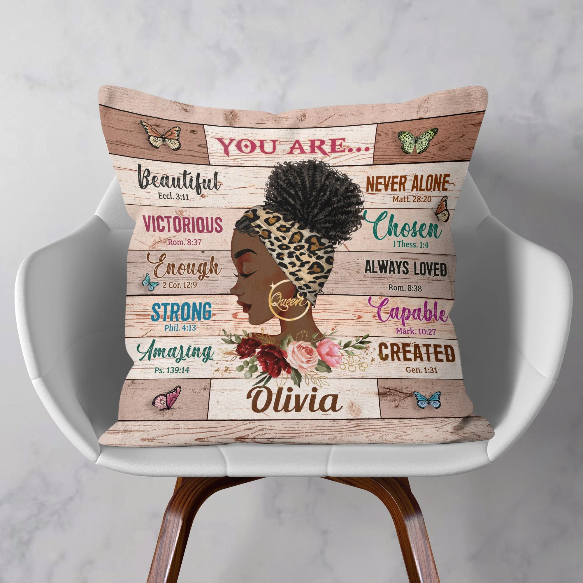 God Says You Are - Personalized Pillow (Insert Included) - Image 4